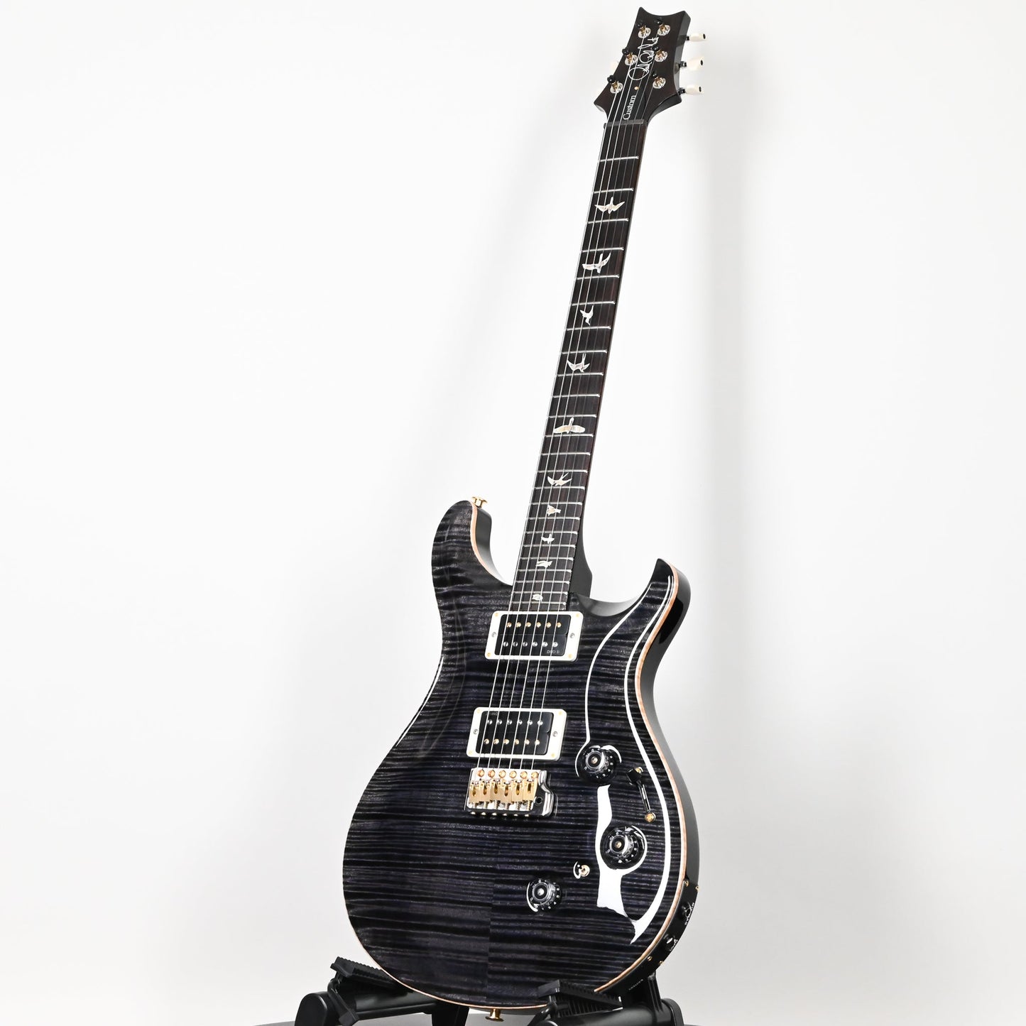 PRS Custom 24 Piezo w/ 10-Top & DMO Pickups Electric Guitar- Gray Black 2025 (0413698)