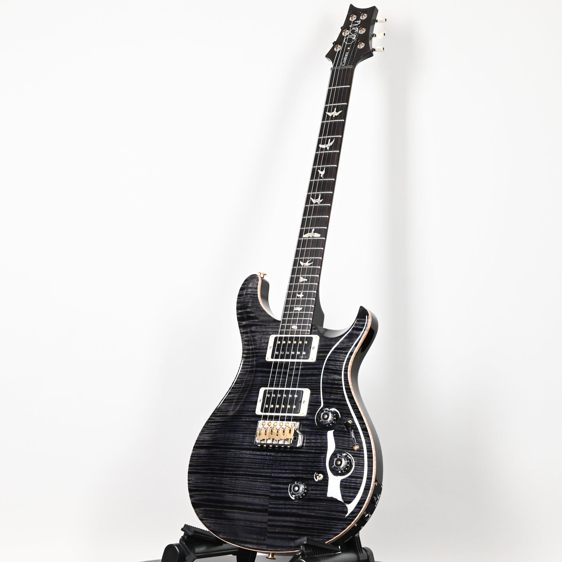PRS Custom 24 Piezo w/ 10-Top & DMO Pickups Electric Guitar- Gray Black 2025 (0413698)