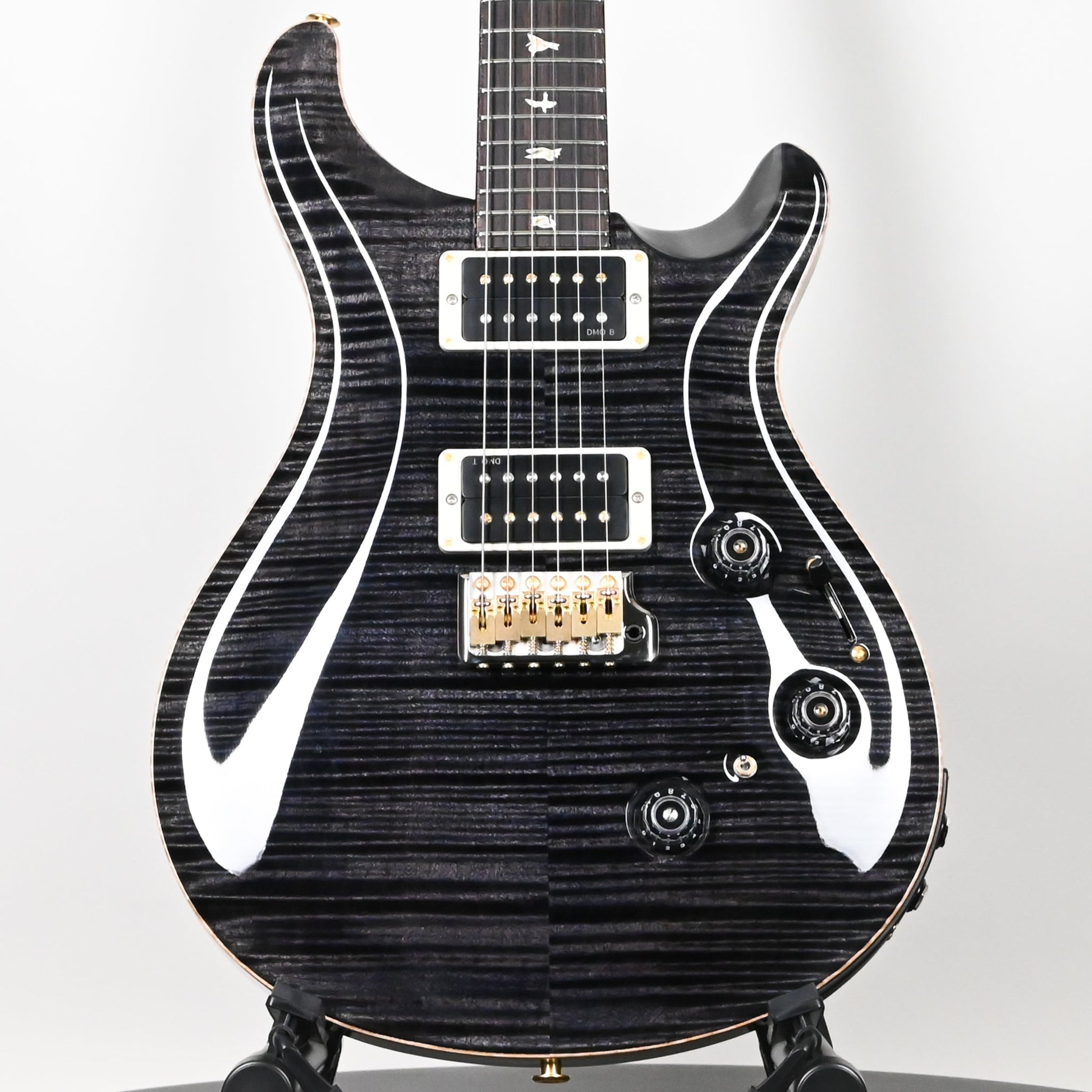 PRS Custom 24 Piezo w/ 10-Top & DMO Pickups Electric Guitar- Gray Black 2025 (0413698)
