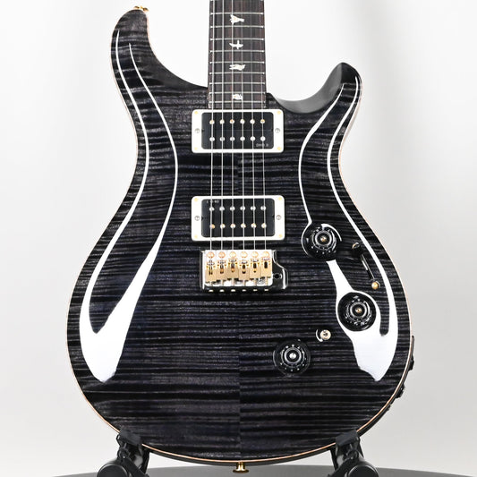 PRS Custom 24 Piezo w/ 10-Top & DMO Pickups Electric Guitar- Gray Black 2025 (0413698)