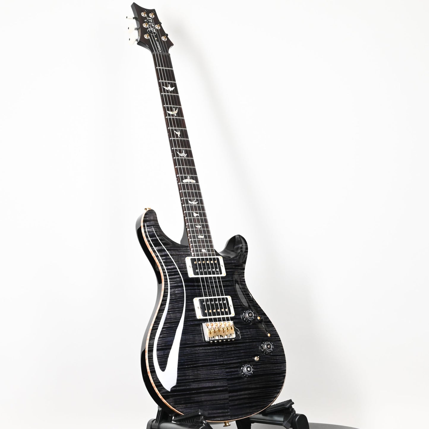 PRS Custom 24 Piezo w/ 10-Top & DMO Pickups Electric Guitar- Gray Black 2025 (0413698)