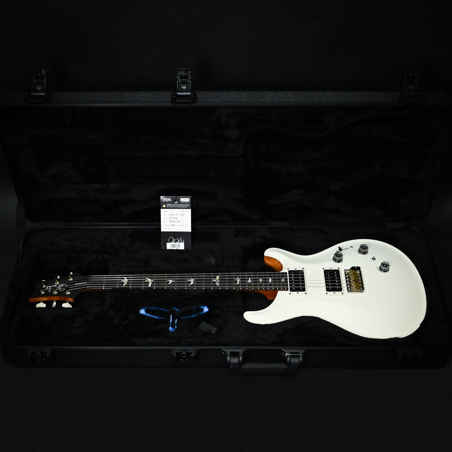 PRS Custom 24 Piezo w/ DMO Pickups Electric Guitar- Antique White Top (Natural Back) 2025 (0415768)