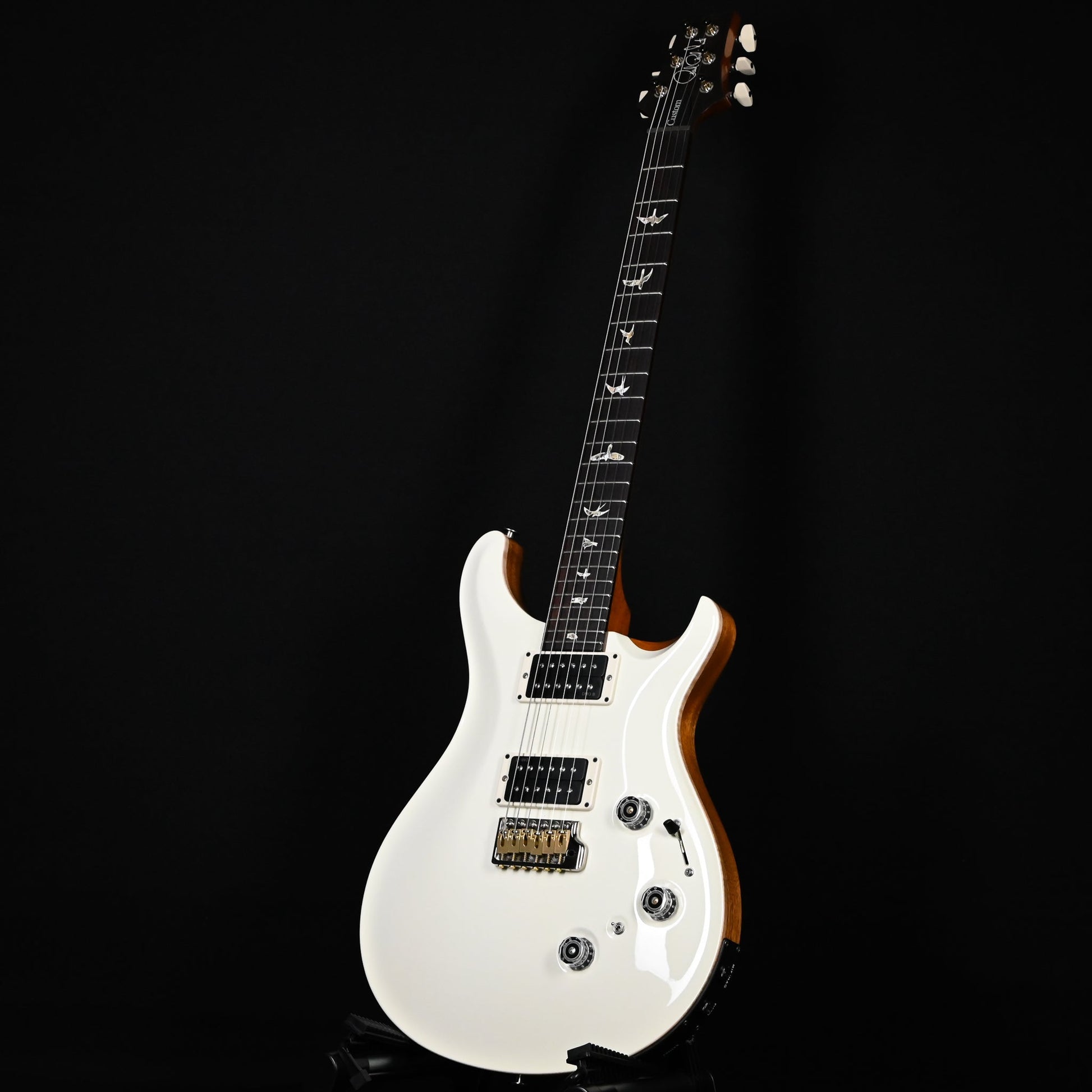 PRS Custom 24 Piezo w/ DMO Pickups Electric Guitar- Antique White Top (Natural Back) 2025 (0415768)