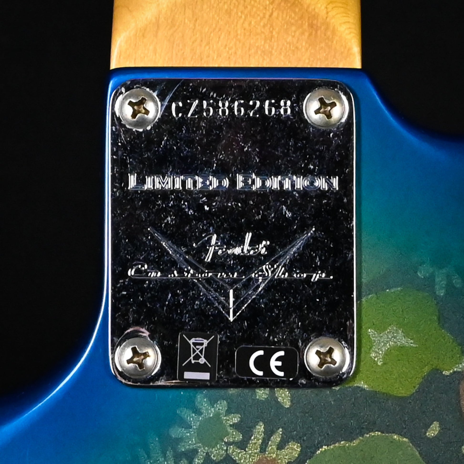 Fender Custom Shop Limited Edition Blue Flower 250K Jazzmaster Journeyman- Age Blue Flower 2025 (CZ586268)