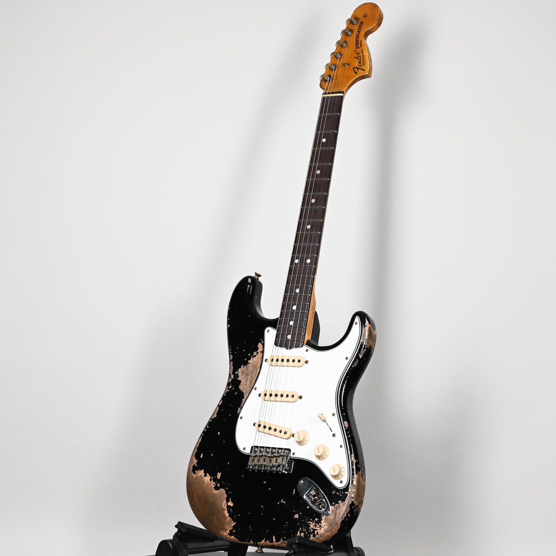 Fender Custom Shop Stratocaster Pro 2025, Super Heavy Relic- Black 2025 (XN18578)