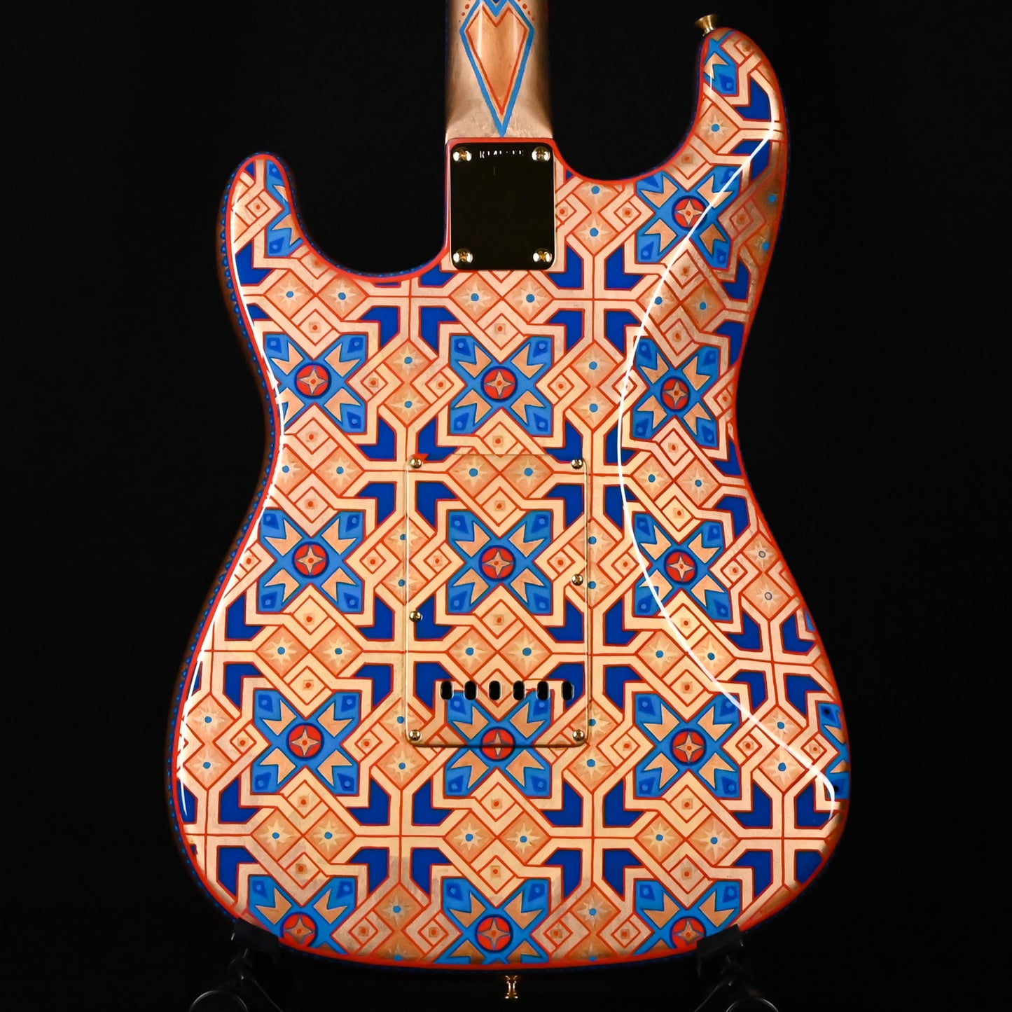 Fender Custom Shop Masterbuilt Todd Krause  Pamelina Artwork Golden Falcon Stratocaser (R145255)