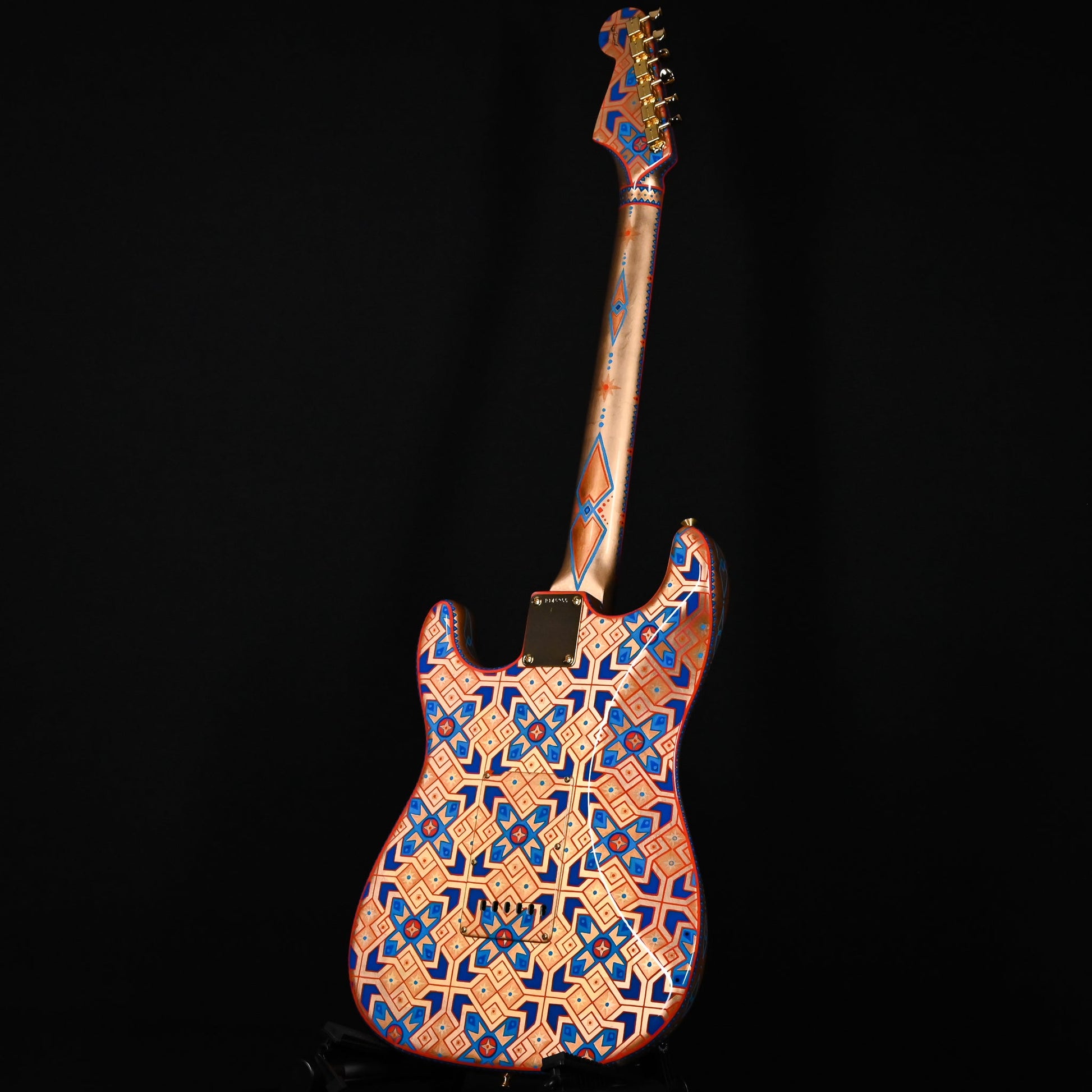 Fender Custom Shop Masterbuilt Todd Krause  Pamelina Artwork Golden Falcon Stratocaser (R145255)