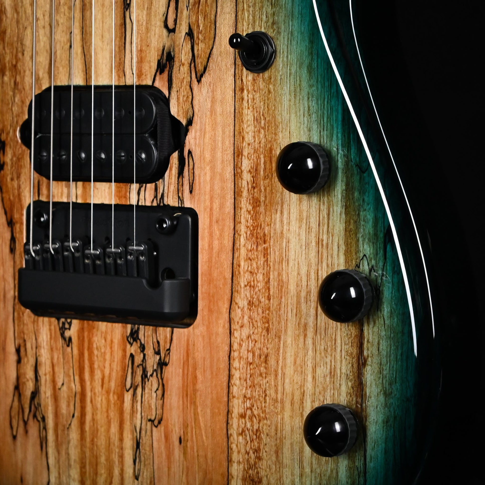 Ernie Ball Music Man JP15 Emerald Glow Roasted/ Figured Maple Neck *Miami Guitar Exclusive* 2025 (H07006)