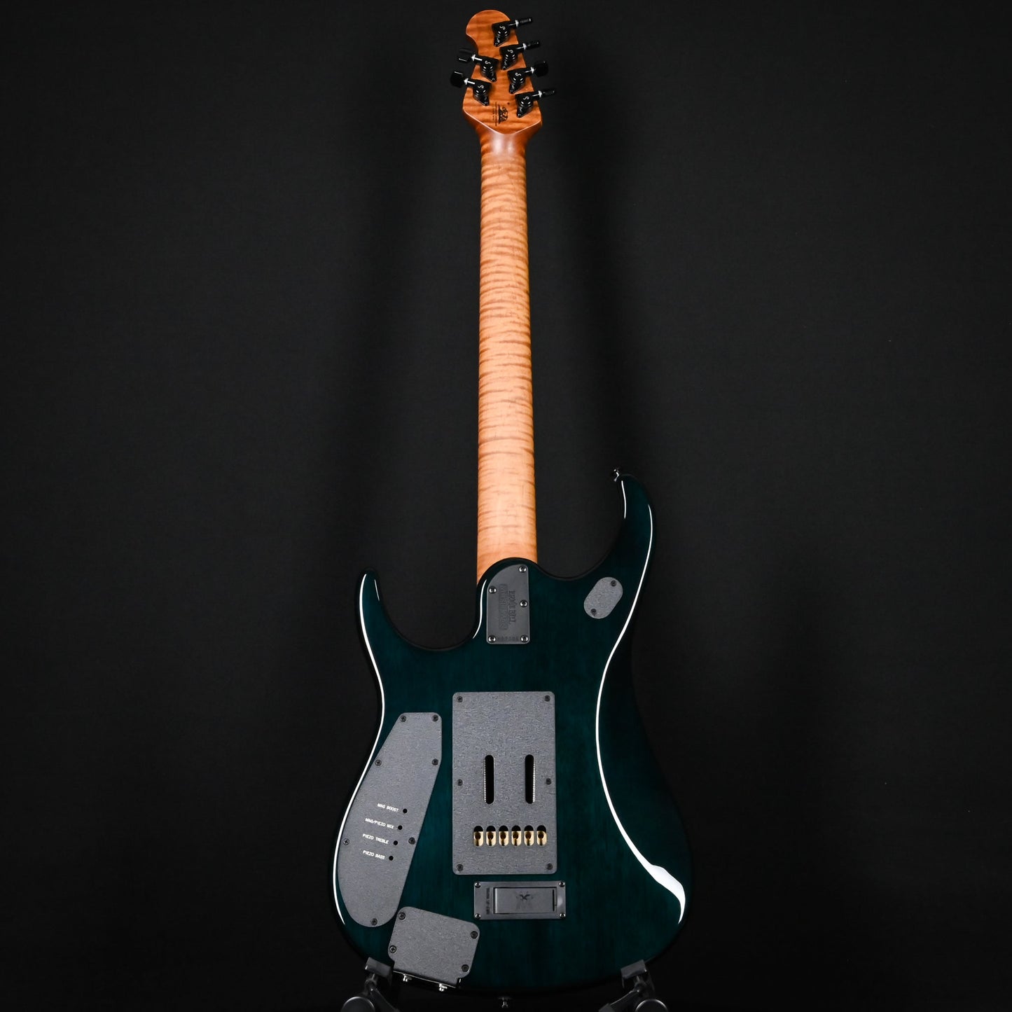 Ernie Ball Music Man JP15 Emerald Glow Roasted/ Figured Maple Neck *Miami Guitar Exclusive* 2025 (H07006)