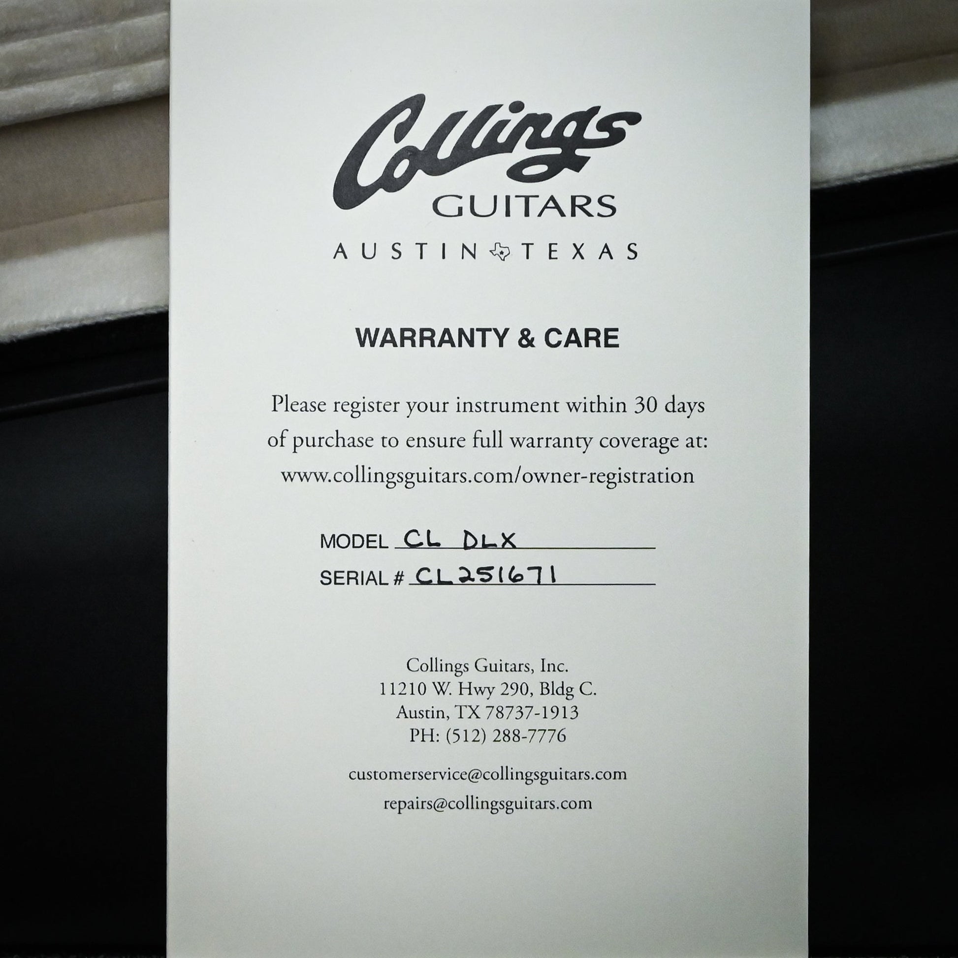 Collings City Limits Deluxe Electric Guitar- Acid Wash Charcoal Burst 2025 (CL251671)