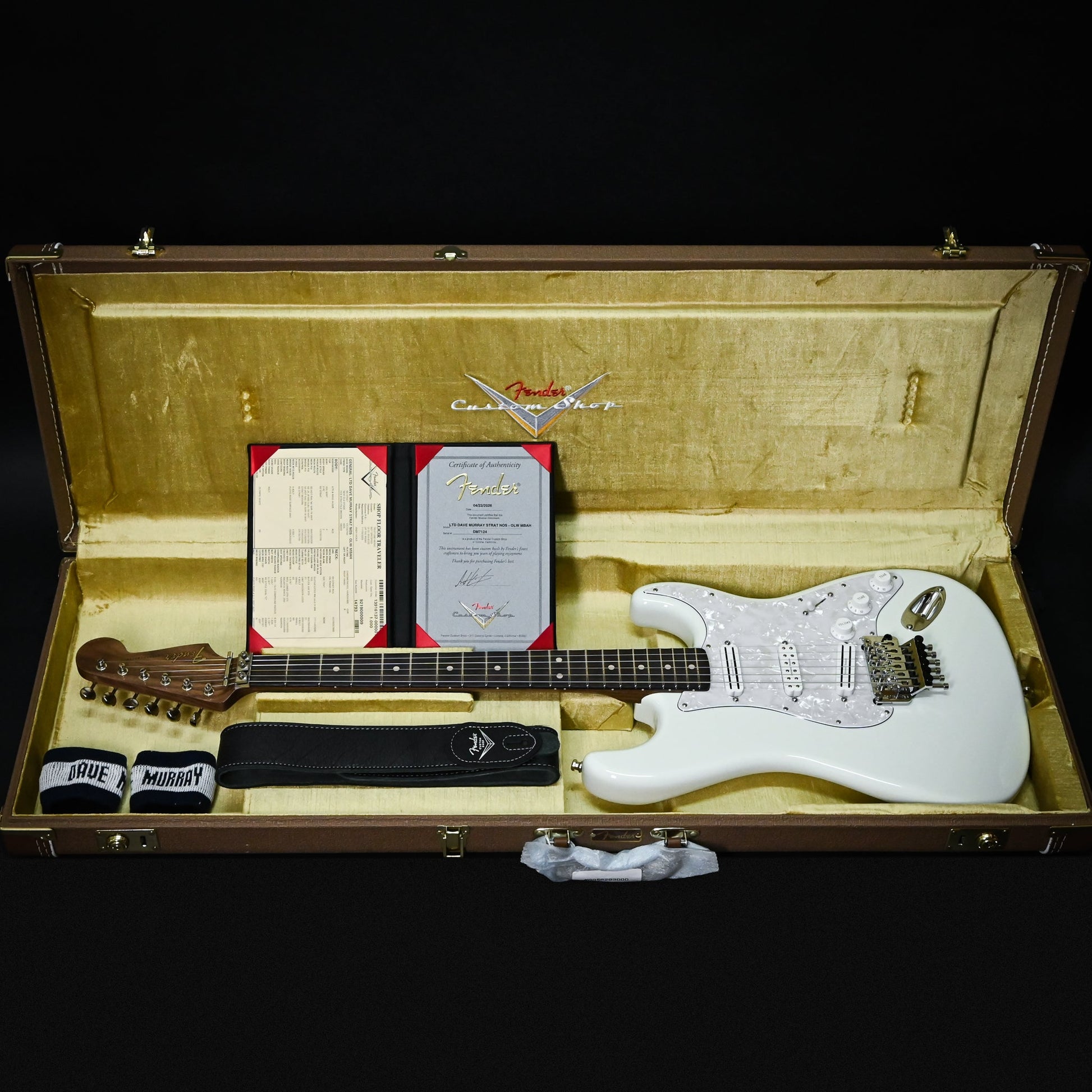 Fender Custom Shop Masterbuilt Andy Hicks Limited Edition Dave Murray Stratocaster NOS- Olympic White 2026 (DM7124)