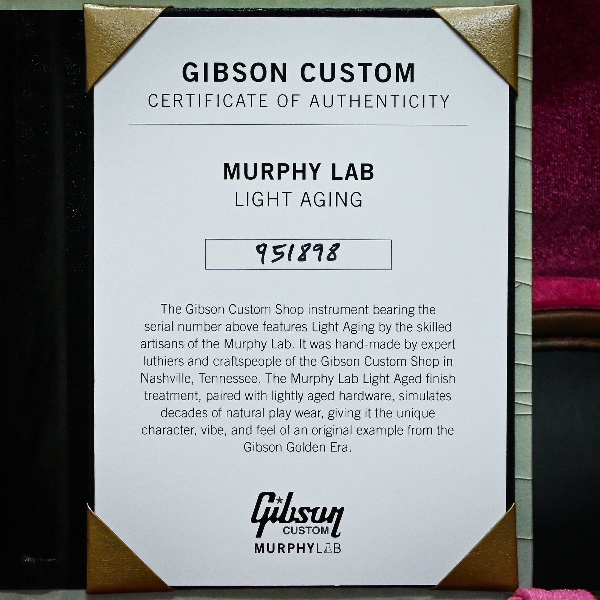 Gibson Custom 1959 Les Paul Standard Reissue Murphy Lab Light Aged- Dirty Lemon Burst 2026 (951898)