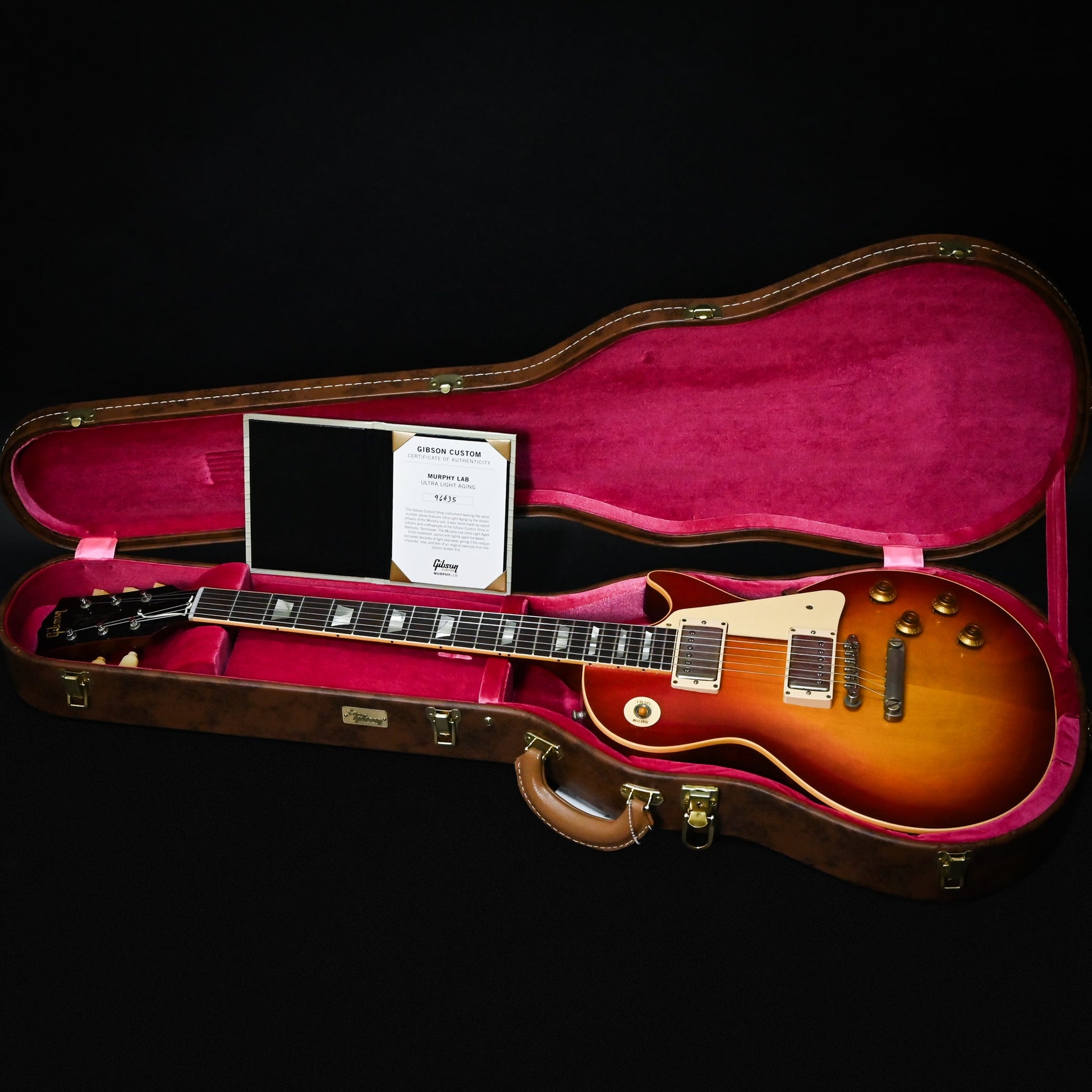 Gibson Custom 1959 Les Paul Standard Reissue Murphy Lab Ultra Light Aged- Factory Burst 2026 (96435)