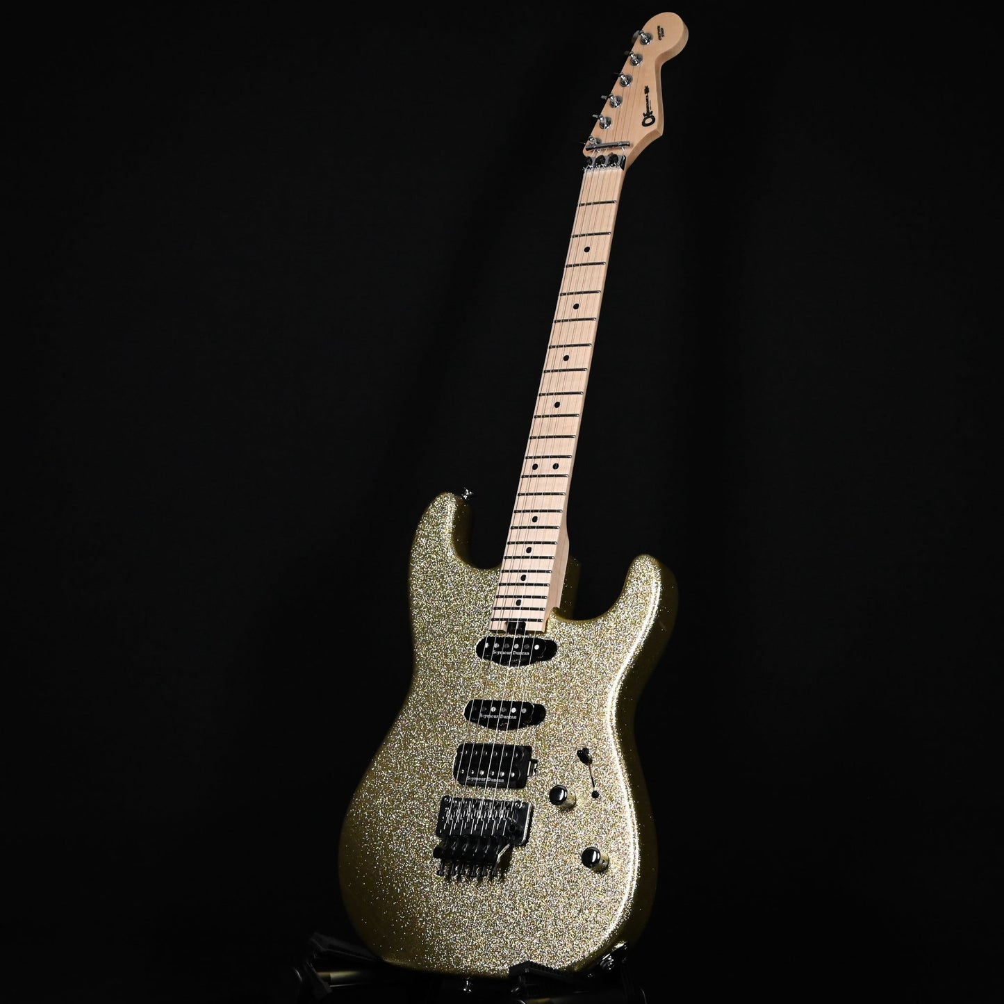 Charvel USA Custom Shop San Dimas HSS – Gold Sparkle (C17837)