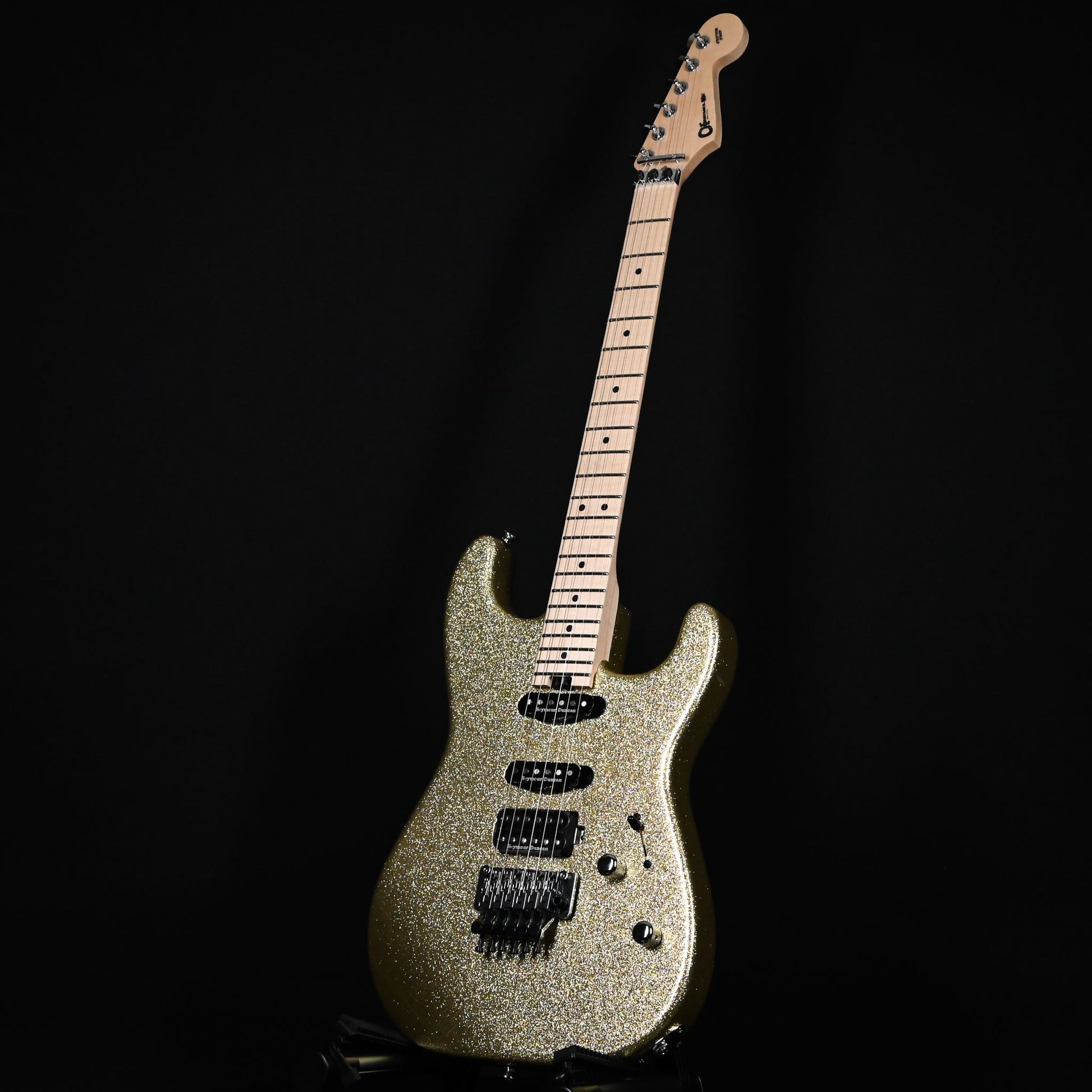 Charvel USA Custom Shop San Dimas HSS – Gold Sparkle (C17837)
