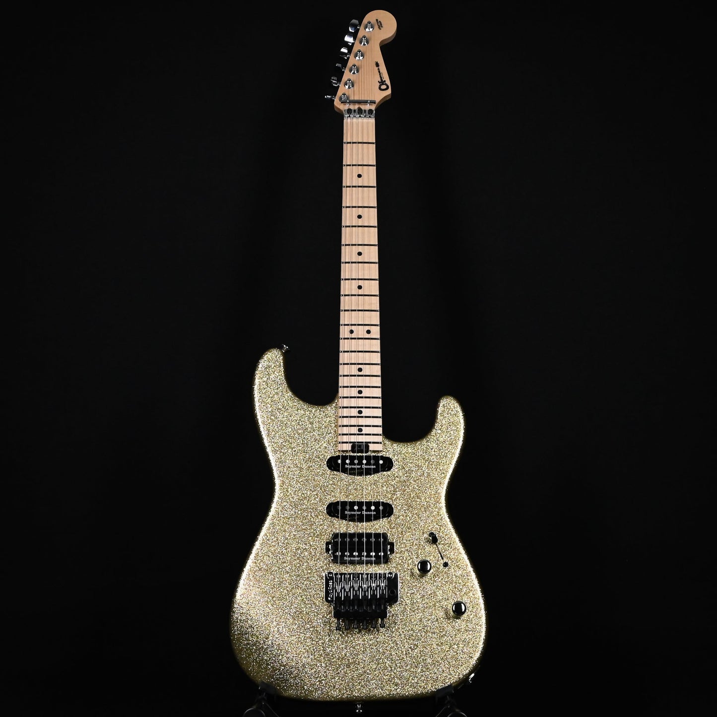 Charvel USA Custom Shop San Dimas HSS – Gold Sparkle (C17837)