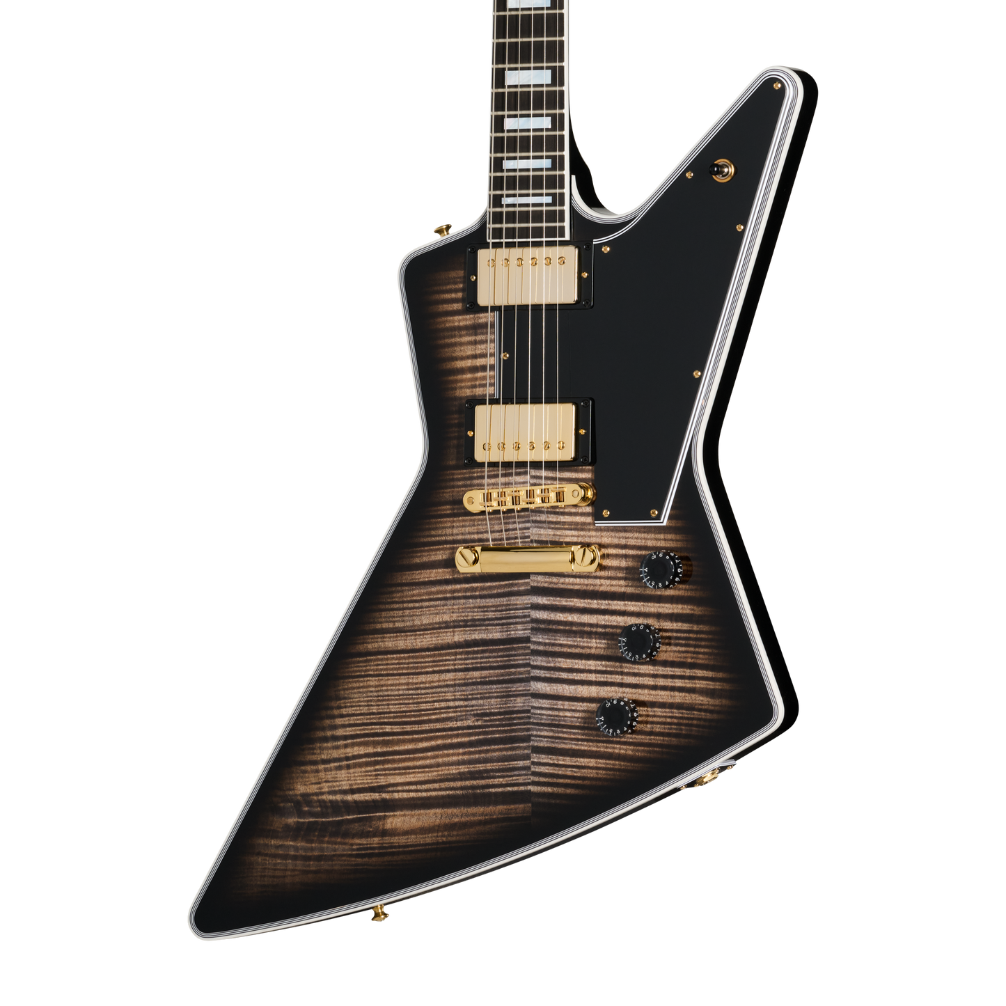 Gibson Custom Explorer Custom Figured Top, VOS, Cobra Burst