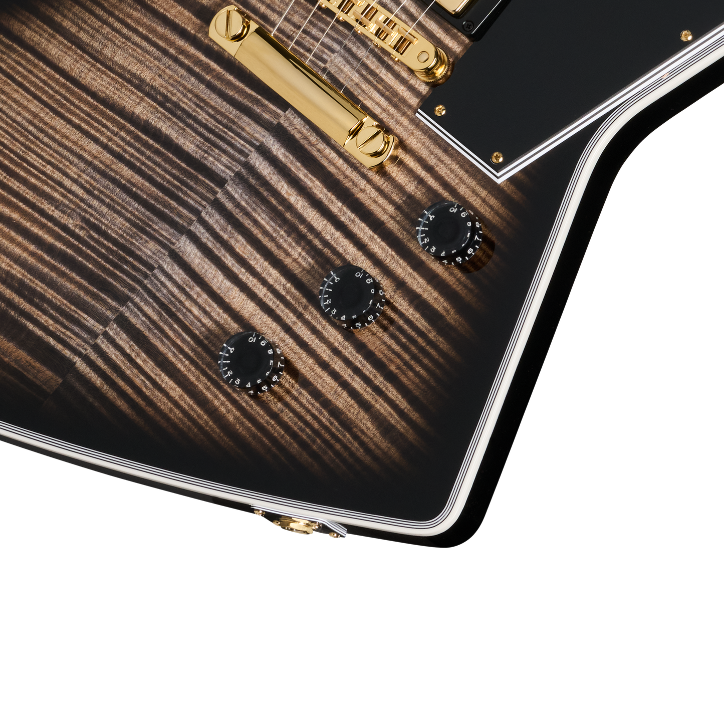 Gibson Custom Explorer Custom Figured Top, VOS, Cobra Burst