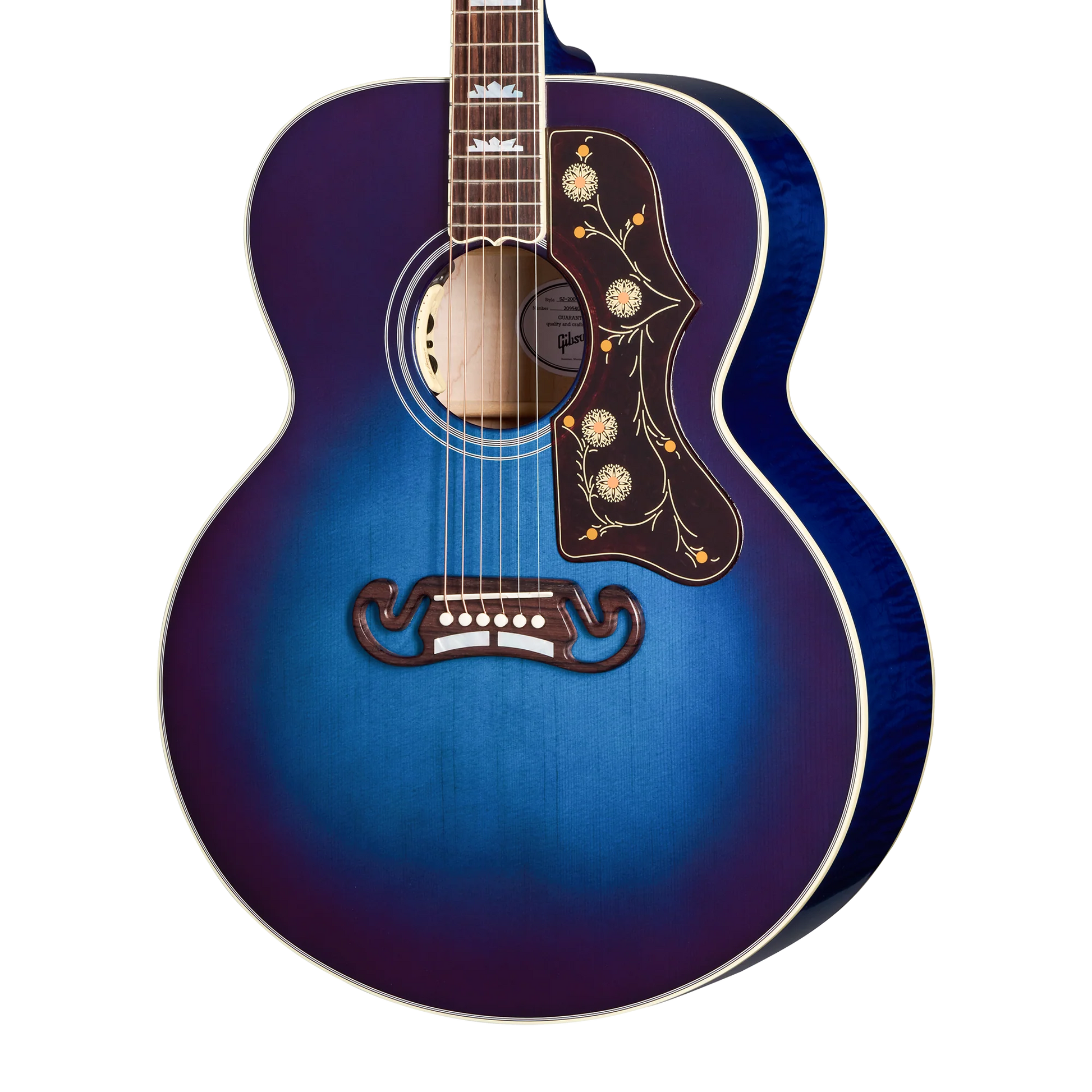 Gibson SJ-200 Standard, Blueberry Burst, Exclusive