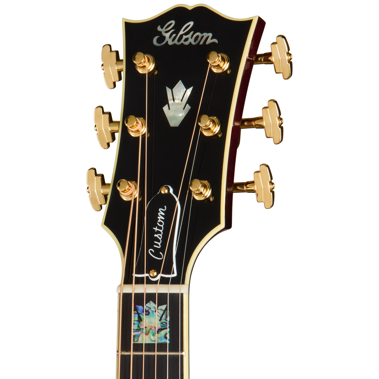 Gibson Custom SJ-200 Standard 3-Piece Back, Merlot Burst