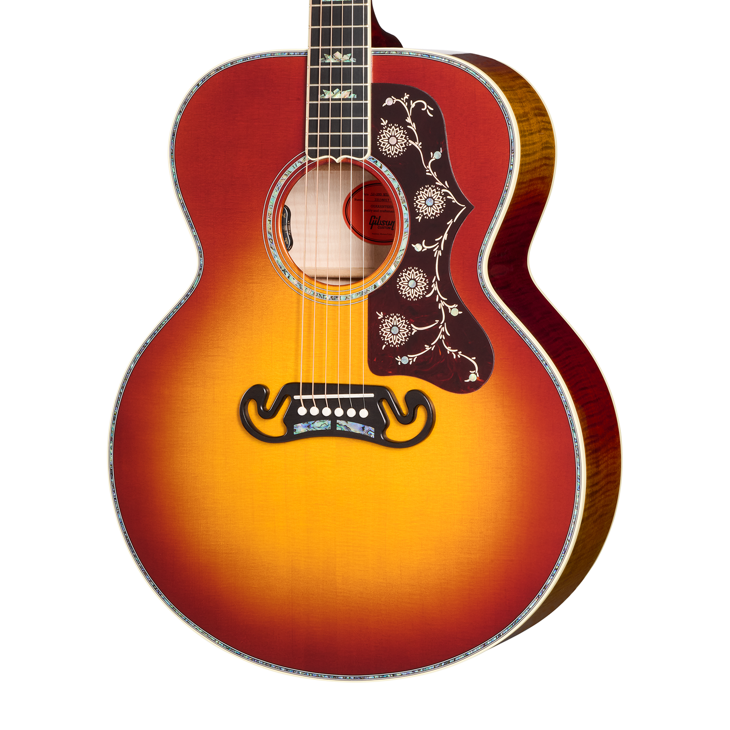 Gibson Custom SJ-200 5A Maple, Wildfire Burst