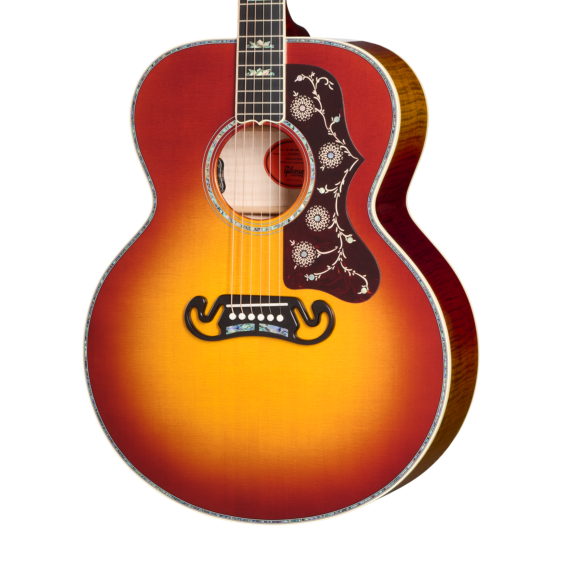 Gibson Custom SJ-200 5A Maple, Wildfire Burst