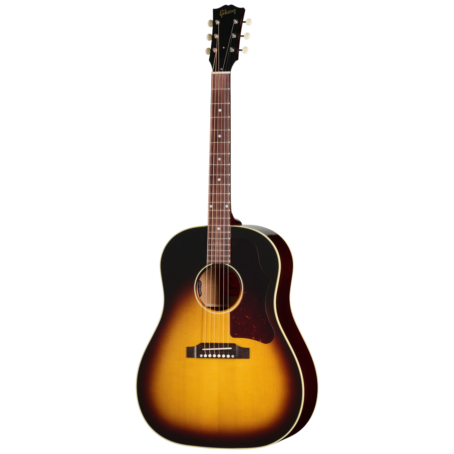 Gibson Custom J-45 50s with Red Spruce Top, Wide Vintage Sunburst