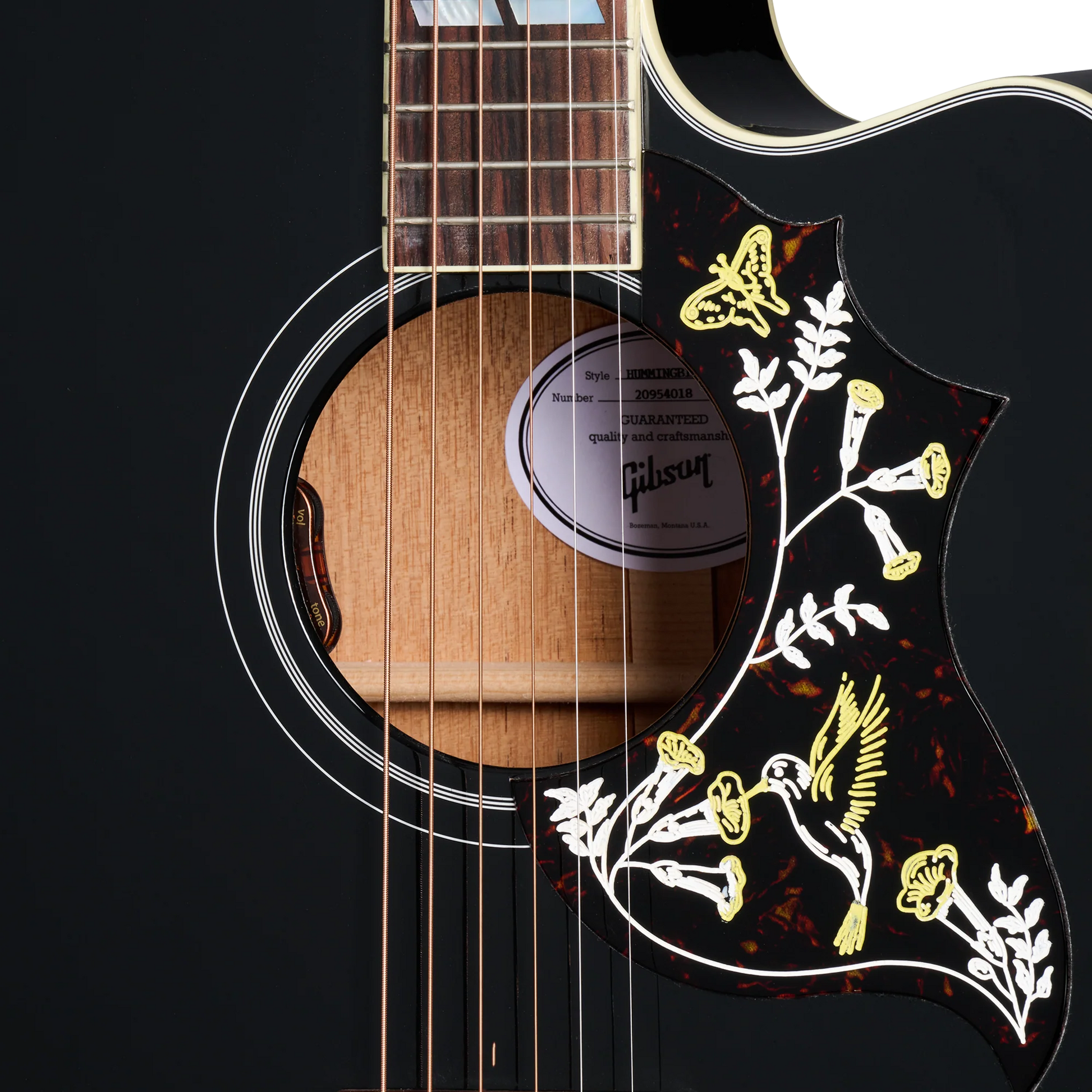 Gibson Hummingbird Standard EC, Ebony, Exclusive