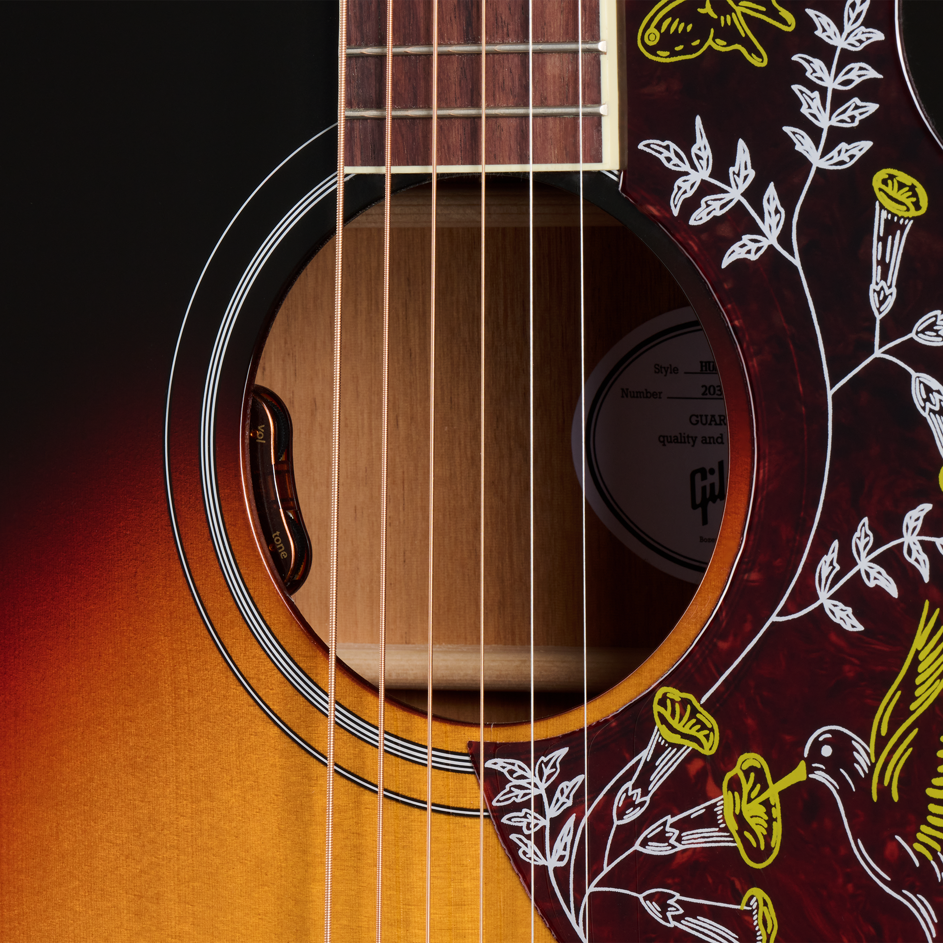 Gibson Hummingbird Standard, Tri Burst, Exclusive