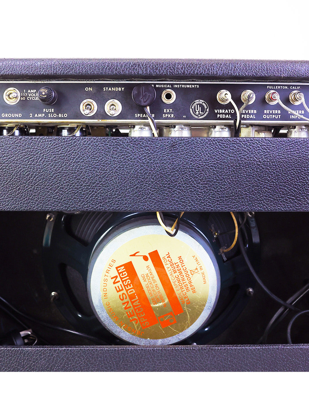 SOLD - Vintage Fender Deluxe Reverb 22 Watt Combo Amplifier - USA 1967