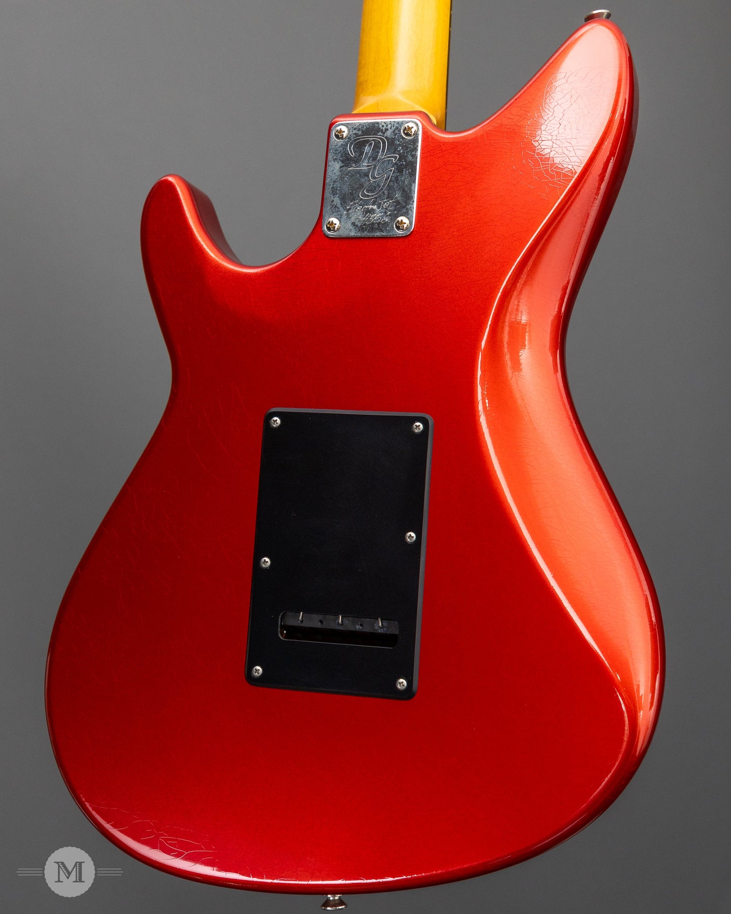 Don Grosh Electric Guitars - ElectraJet - Timeworn Finish - Candy Apple Red