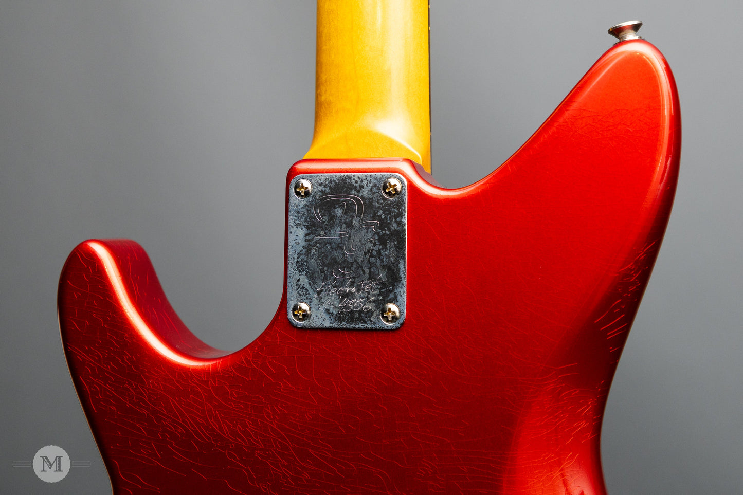 Don Grosh Electric Guitars - ElectraJet - Timeworn Finish - Candy Apple Red