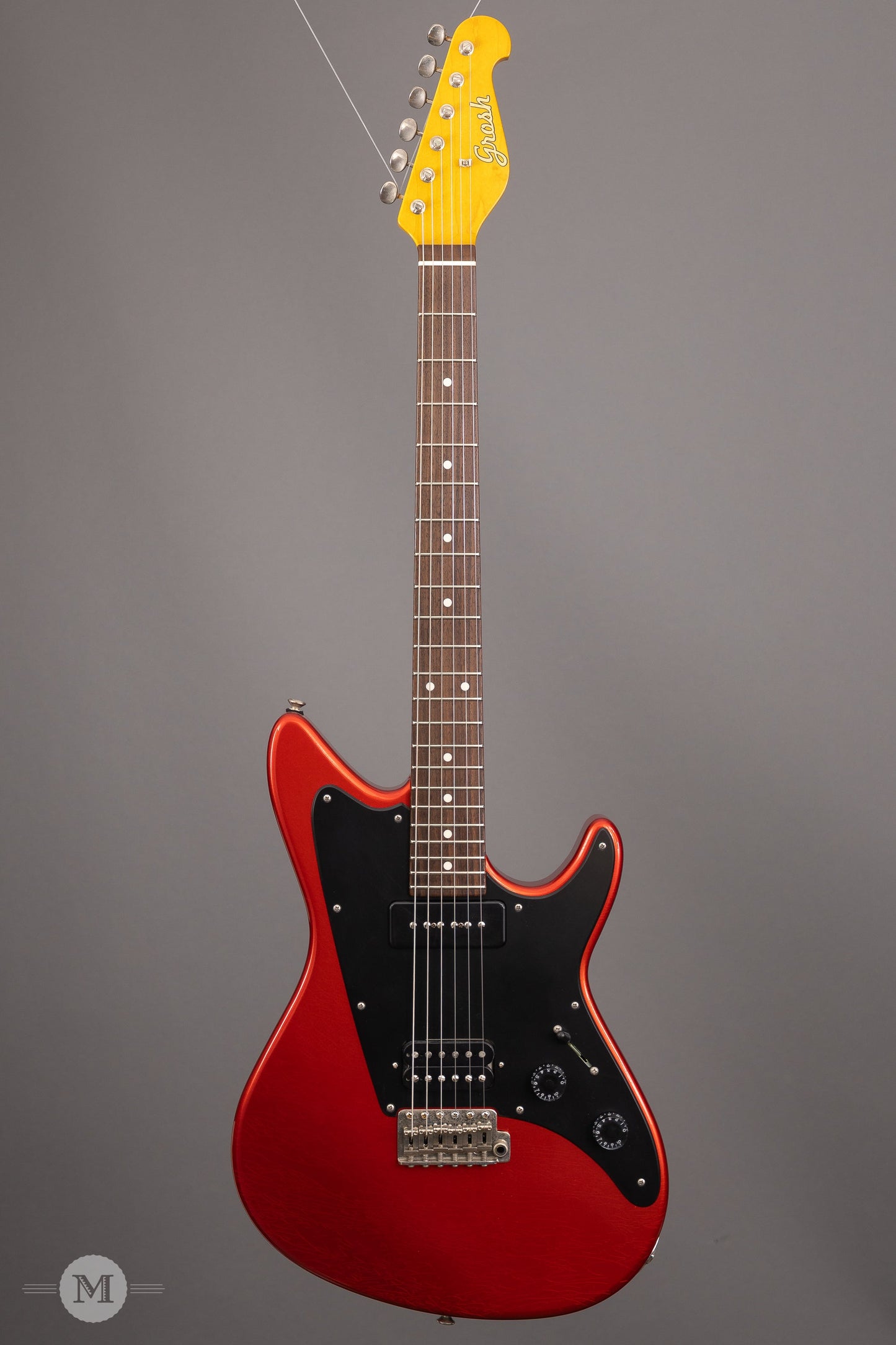 Don Grosh Electric Guitars - ElectraJet - Timeworn Finish - Candy Apple Red
