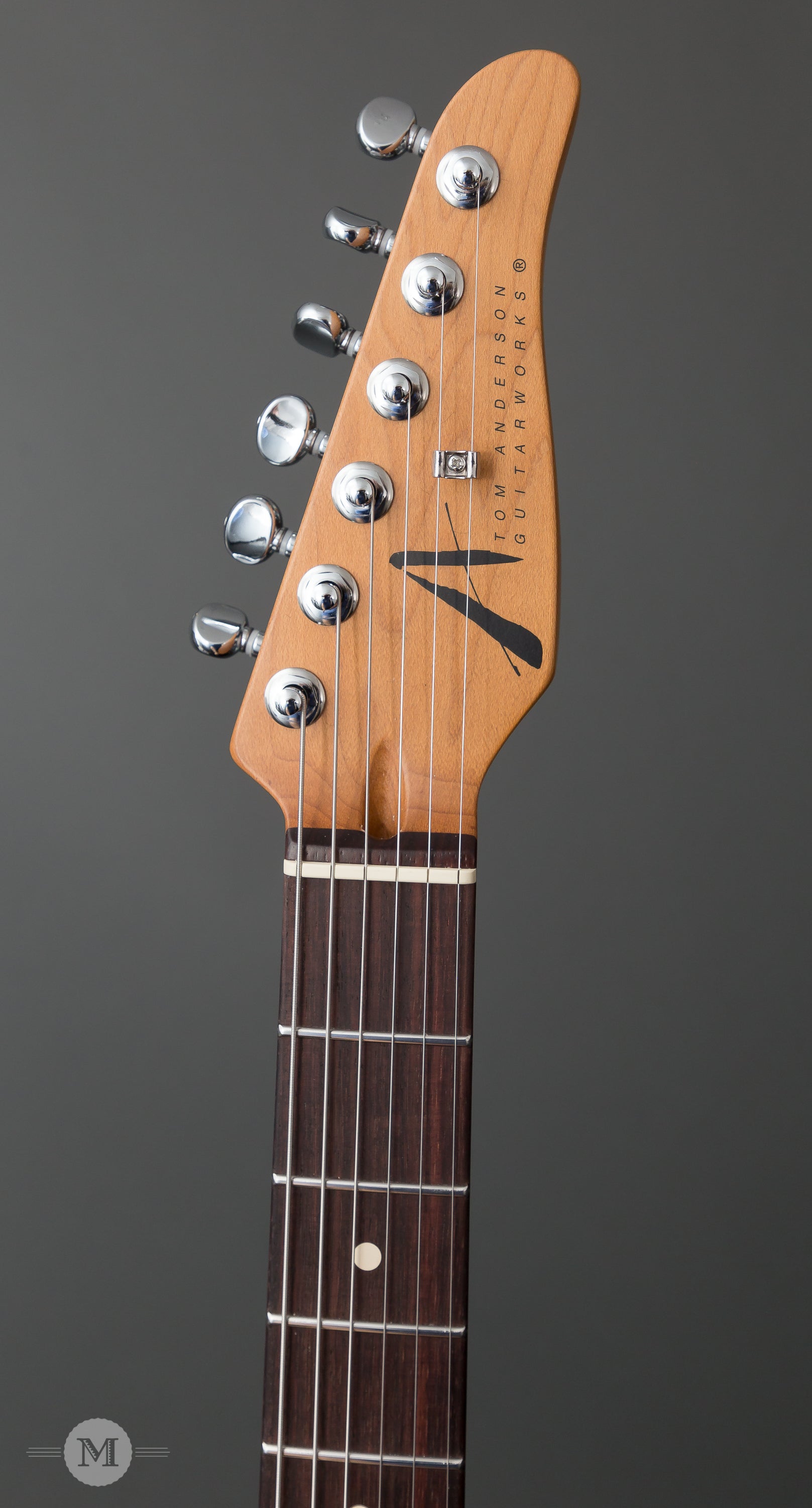Tom Anderson Guitars - Drop Top Classic - Satin Black Shaded Edge with Binding