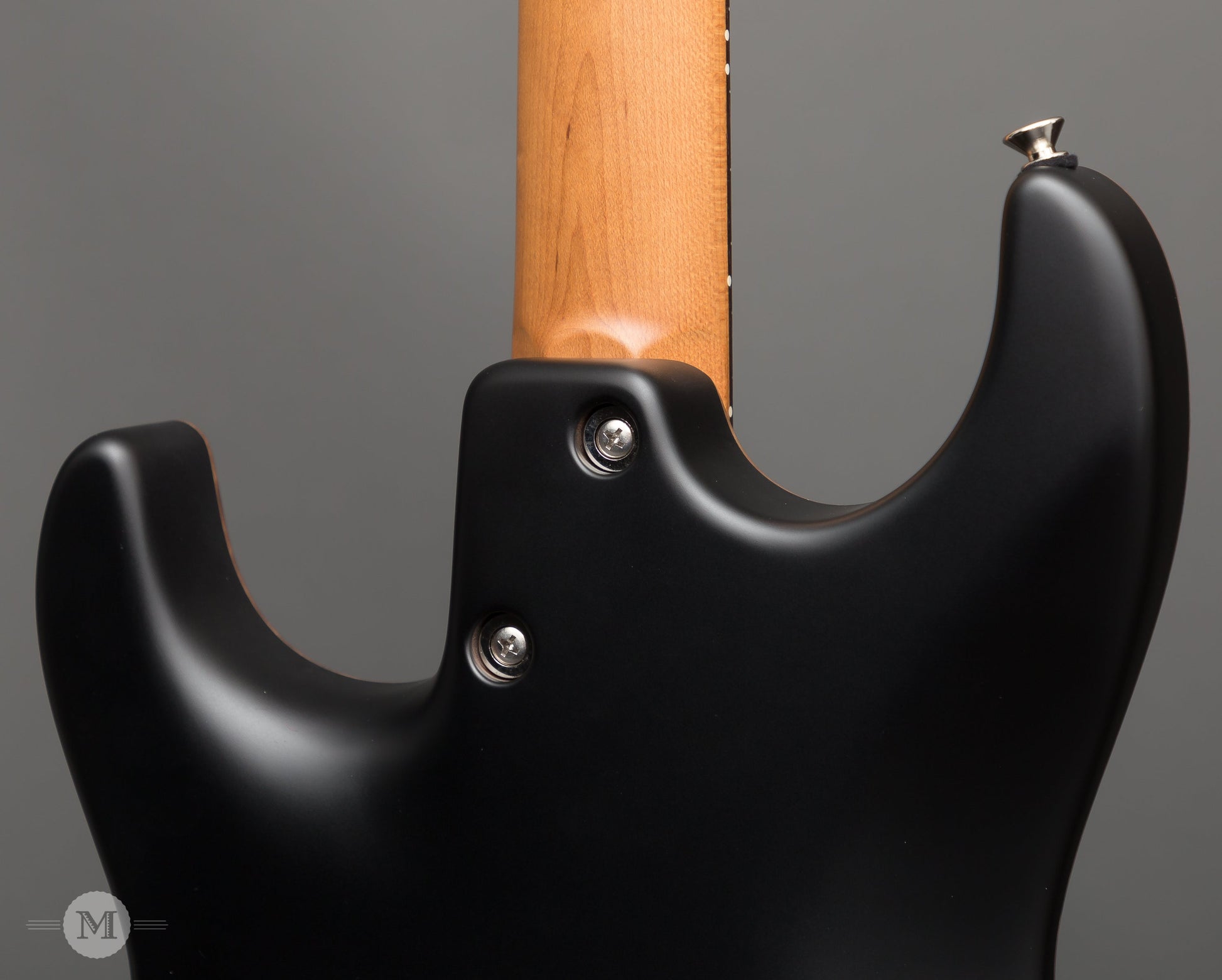 Tom Anderson Guitars - Drop Top Classic - Satin Black Shaded Edge with Binding