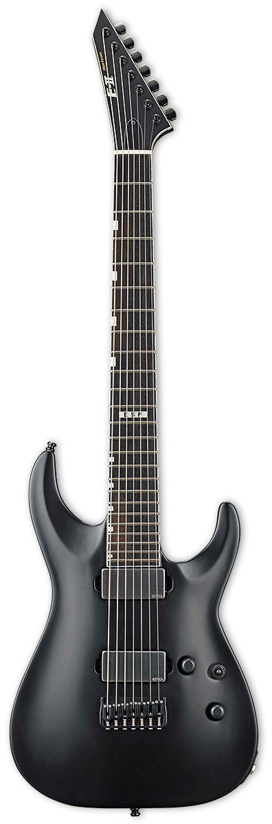 ESP E-II Horizon NT-7B Hipshot Black Satin