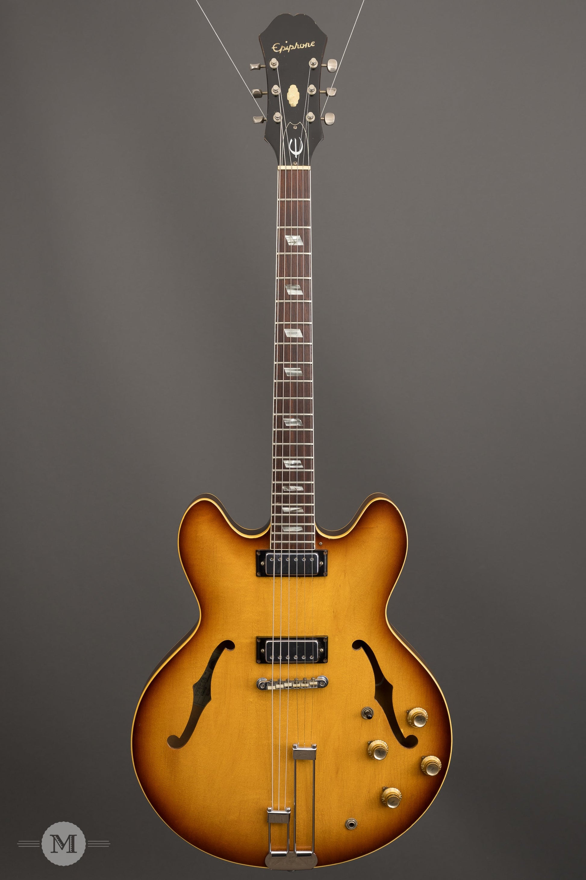 Epiphone Electric Guitars - 1967 E360TD Riviera - Royal Tan - Used
