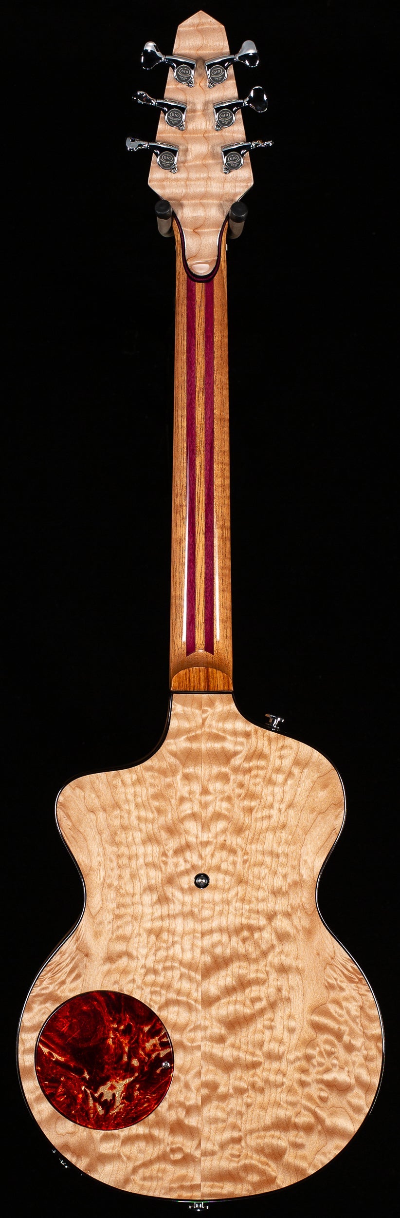 Rick Turner Model 1 Deluxe Featherweight "Legacy One" Natural Quilt (105)