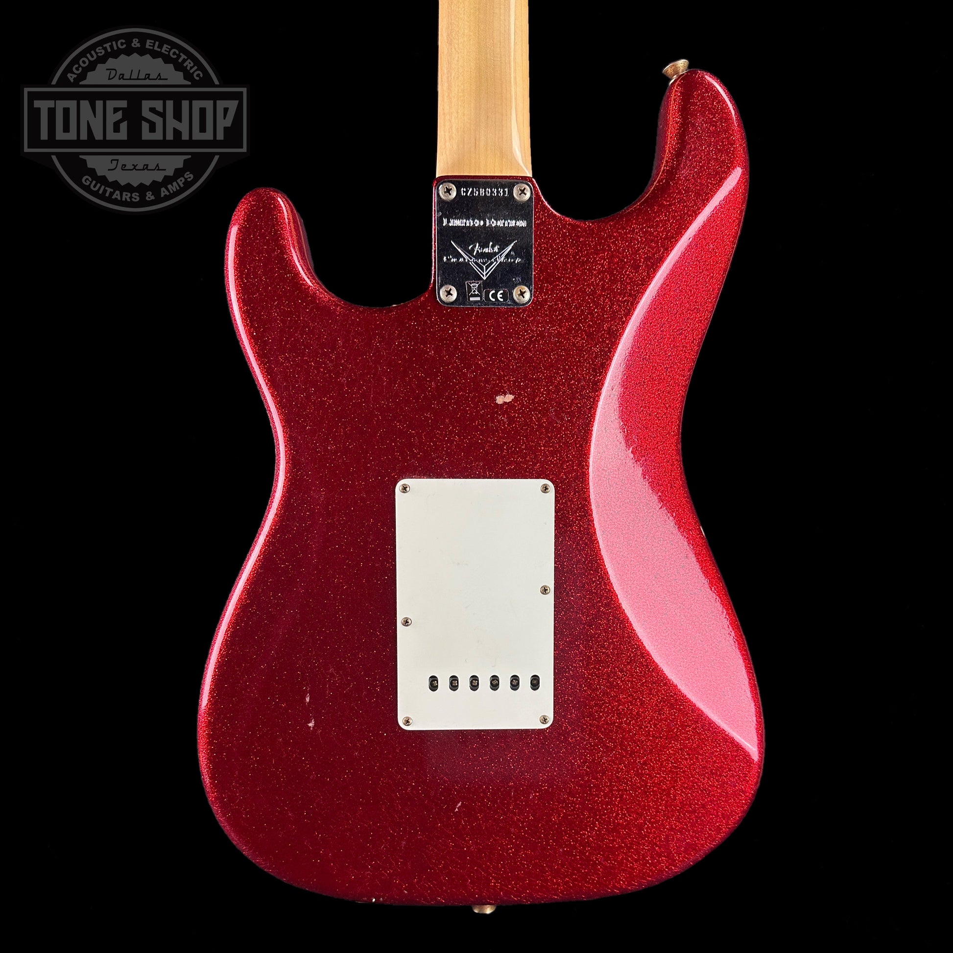 Fender Custom Shop Limited Edition 69 Strat Journeyman Relic Aged Red Sparkle w/case