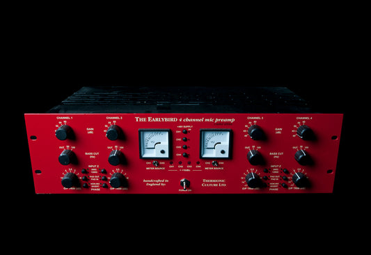 Thermionic Earlybird 4 4 Channel Tube Microphone Preamp (New Factory Demo Unit)