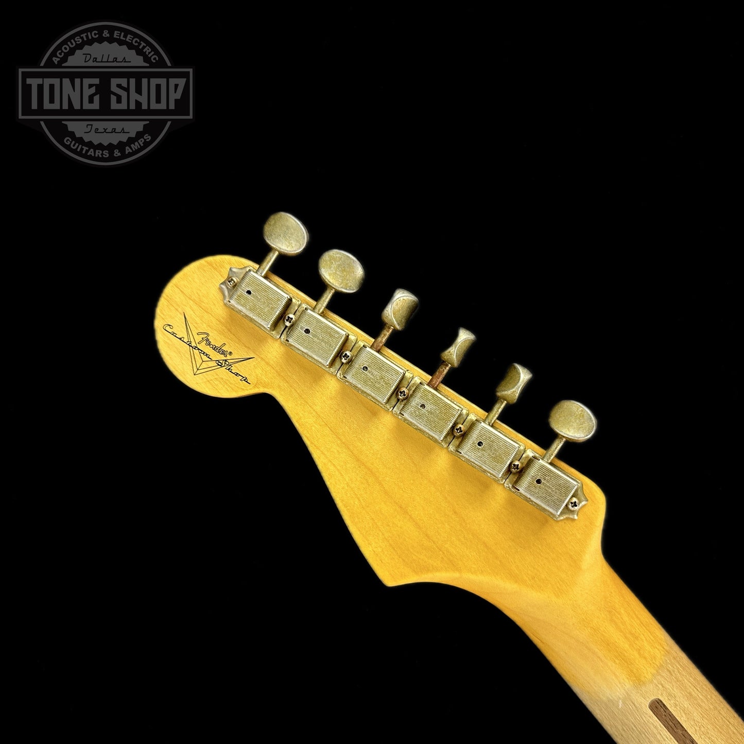 Fender Custom Shop 1956 Stratocaster Journeyman Relic Maple Neck Aged Black w/case CZ578247