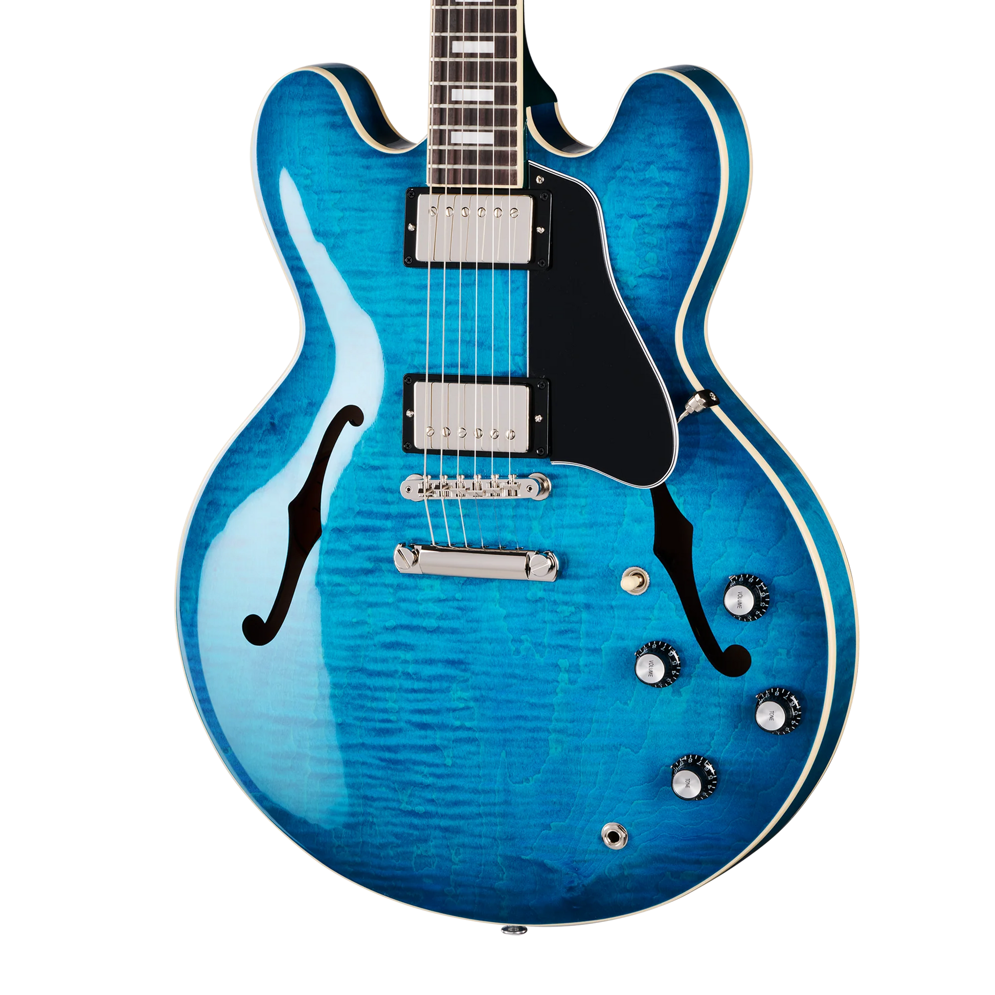 Gibson ES-335  Figured Custom Color, Ocean Water Perimeter, Exclusive