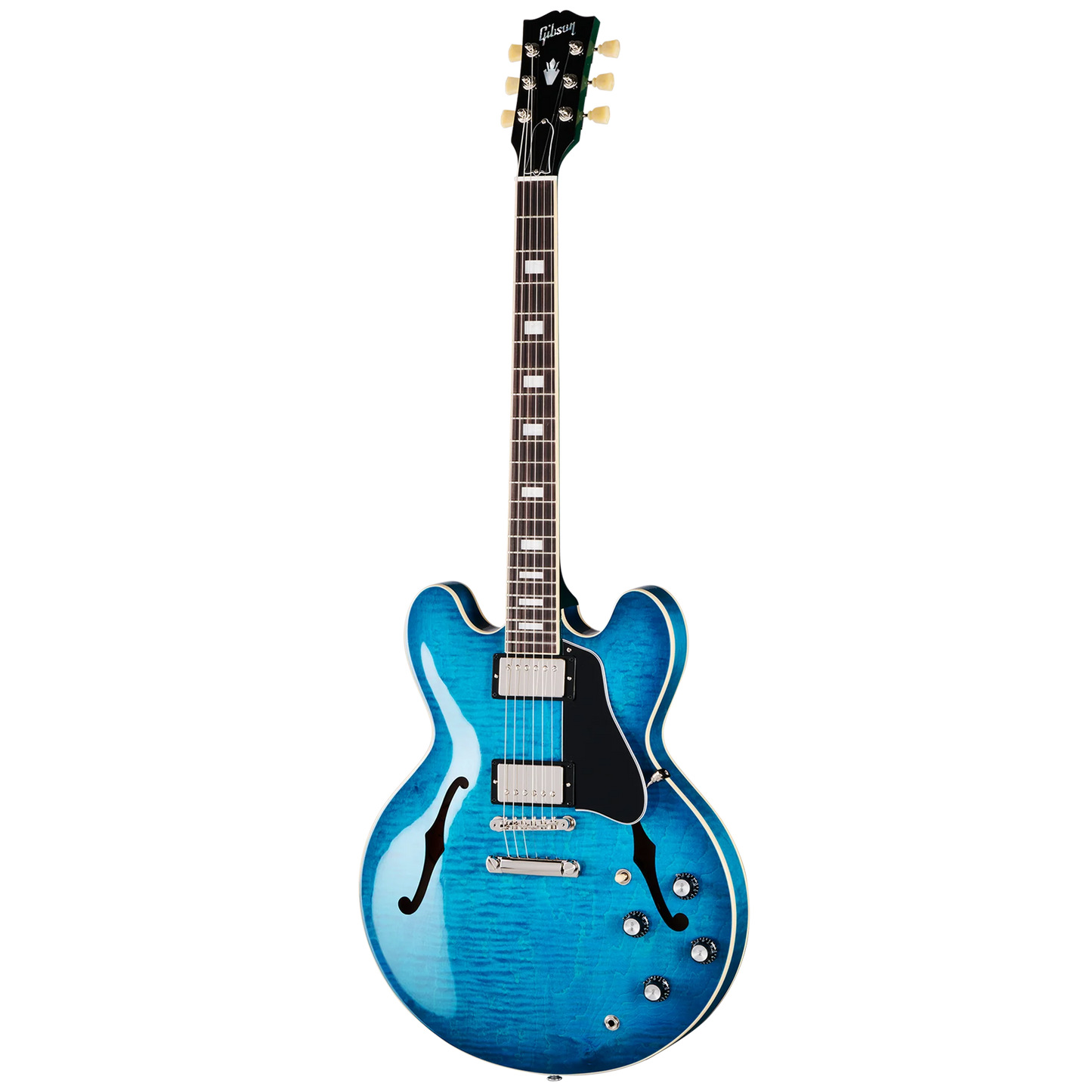 Gibson ES-335  Figured Custom Color, Ocean Water Perimeter, Exclusive