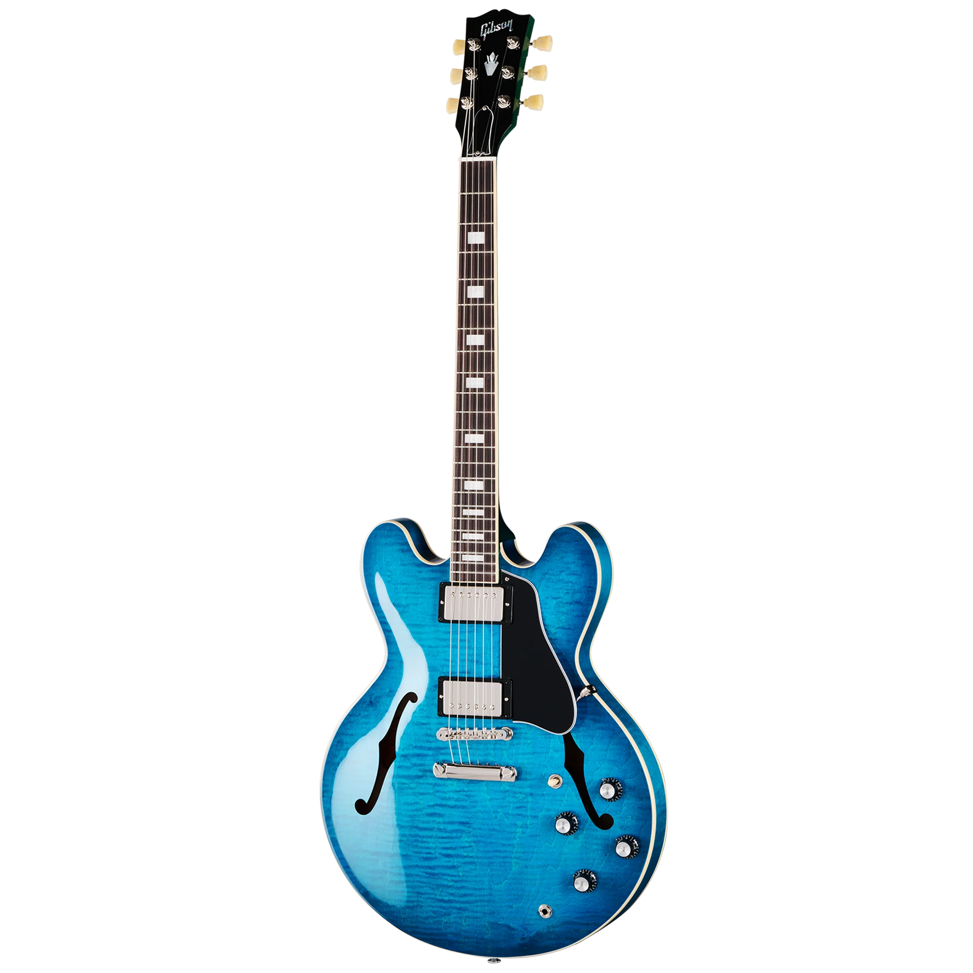 Gibson ES-335  Figured Custom Color, Ocean Water Perimeter, Exclusive