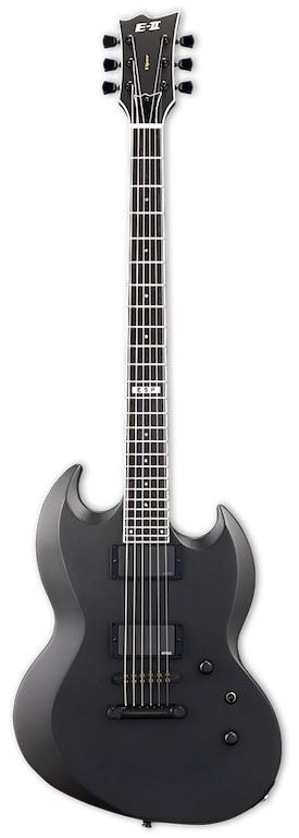 ESP E-II Viper Baritone Charcoal Metallic Satin