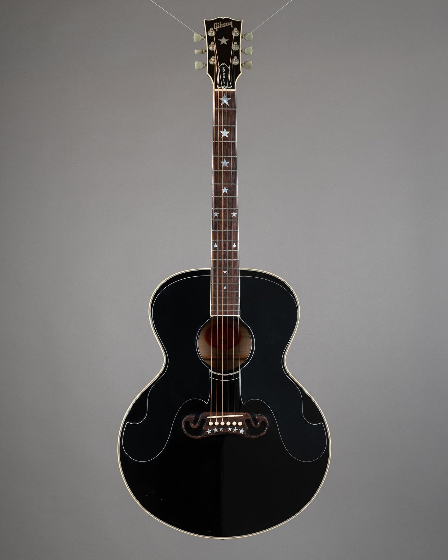 1995 Gibson J180 Everly Brothers (USA, Black, OHSC)