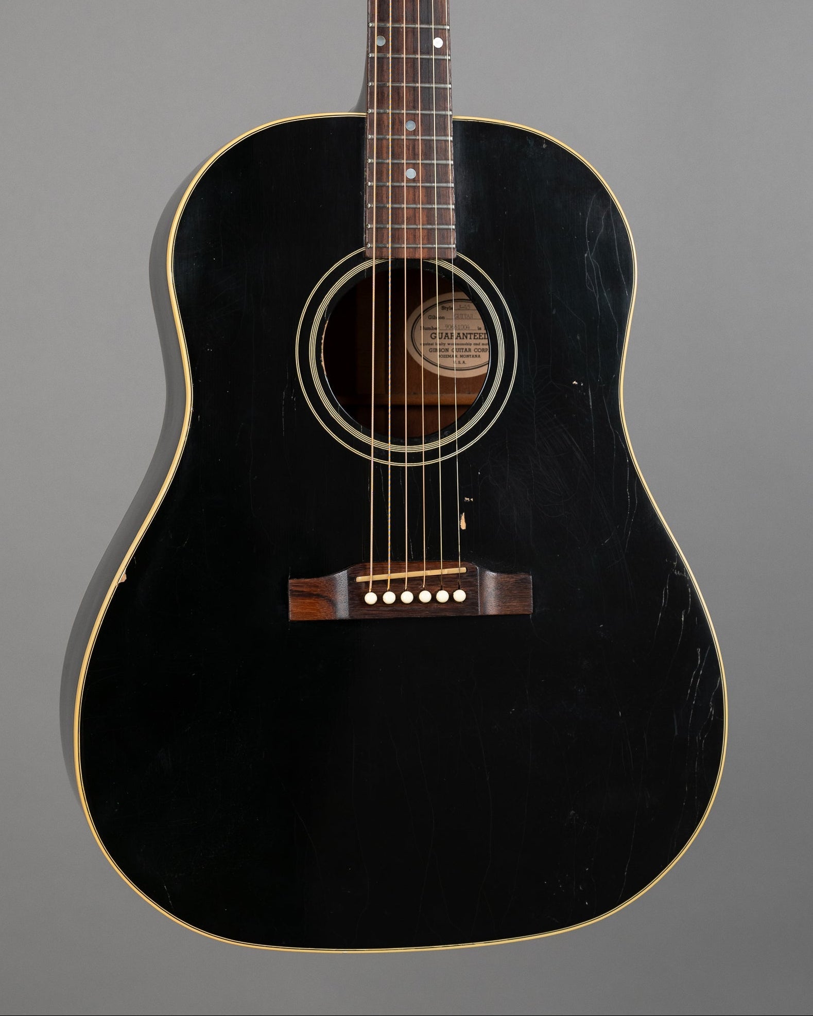 1991 Gibson J-45 (USA, Ebony, OHSC)