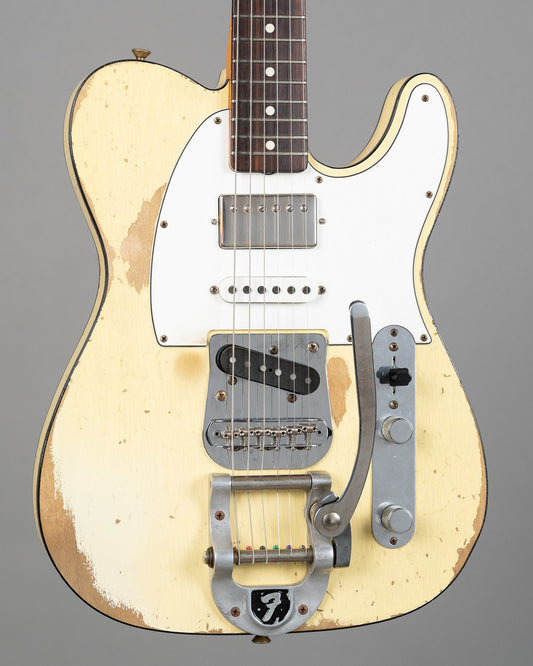 2016 Fender 60's Telecaster Custom Custom Shop Heavy Relic HSS (USA, Aged Vintage White, OHSC)