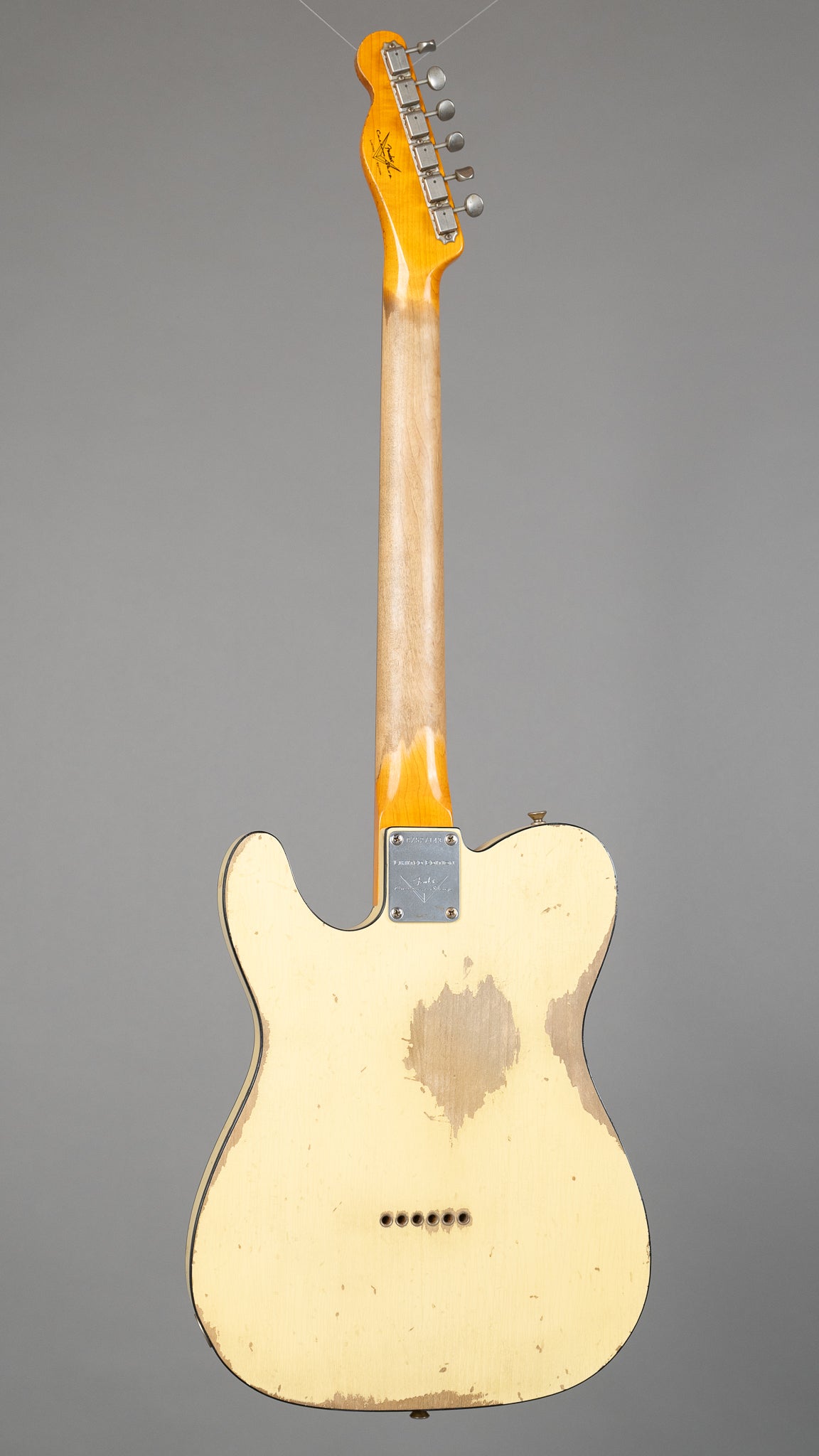 2016 Fender 60's Telecaster Custom Custom Shop Heavy Relic HSS (USA, Aged Vintage White, OHSC)