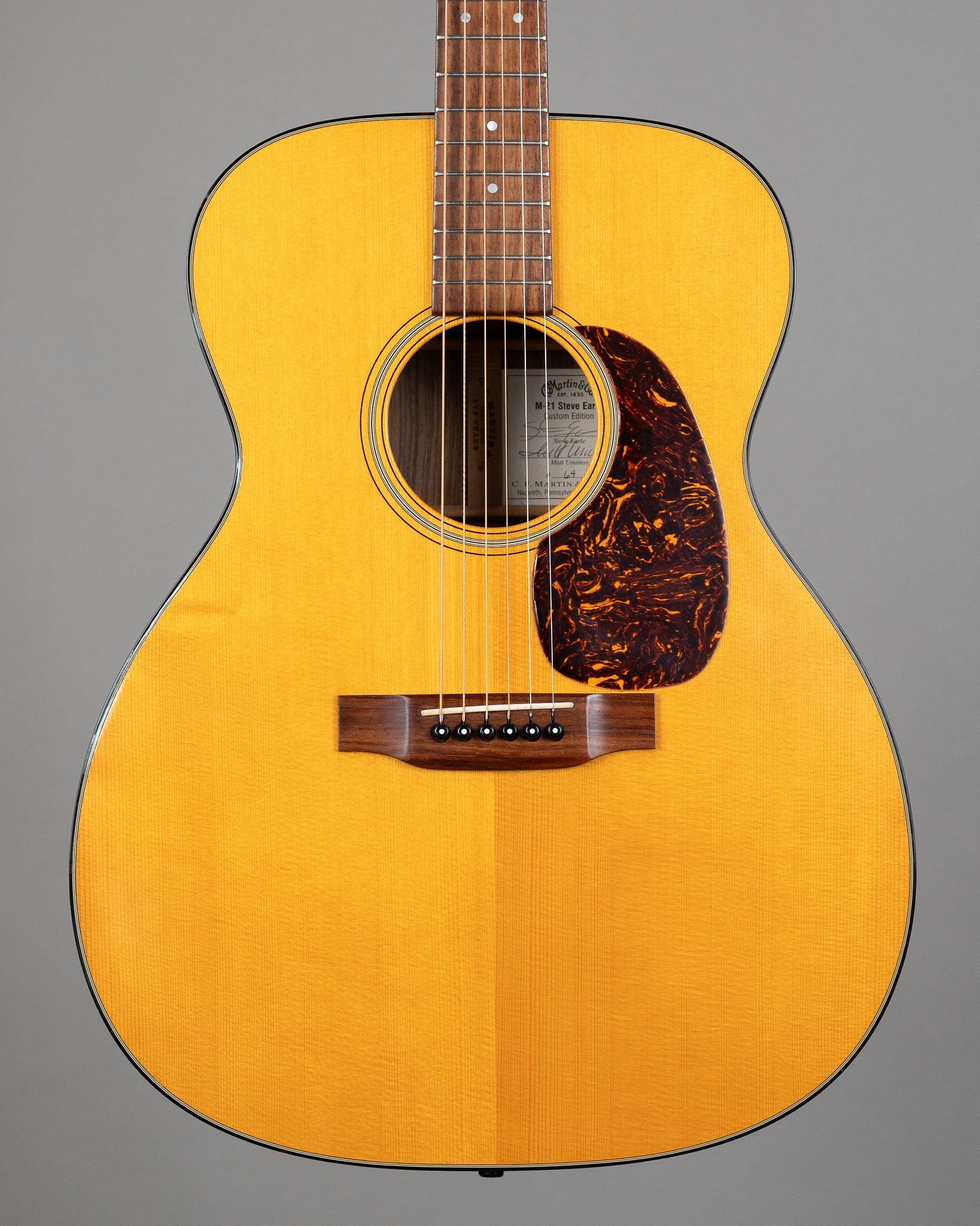 2008 Martin M-21 Steve Earle Custom Edition (USA, Natural Gloss, OHSC)